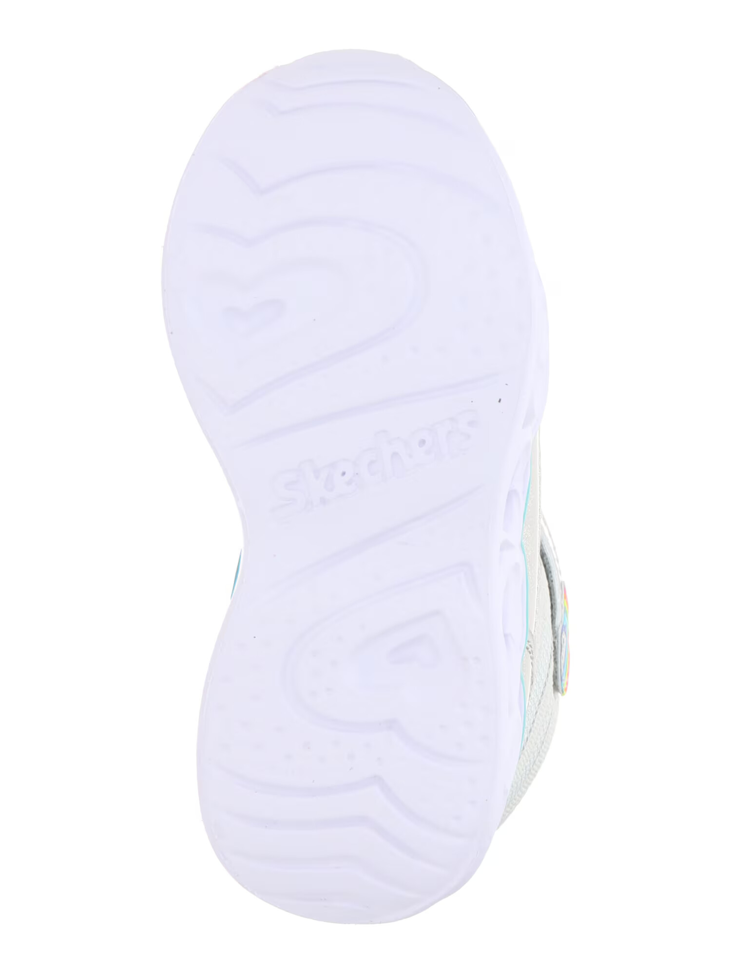 SKECHERS Sneaker 'Heart Lights' albastru / gri / roz / argintiu - Pled.ro