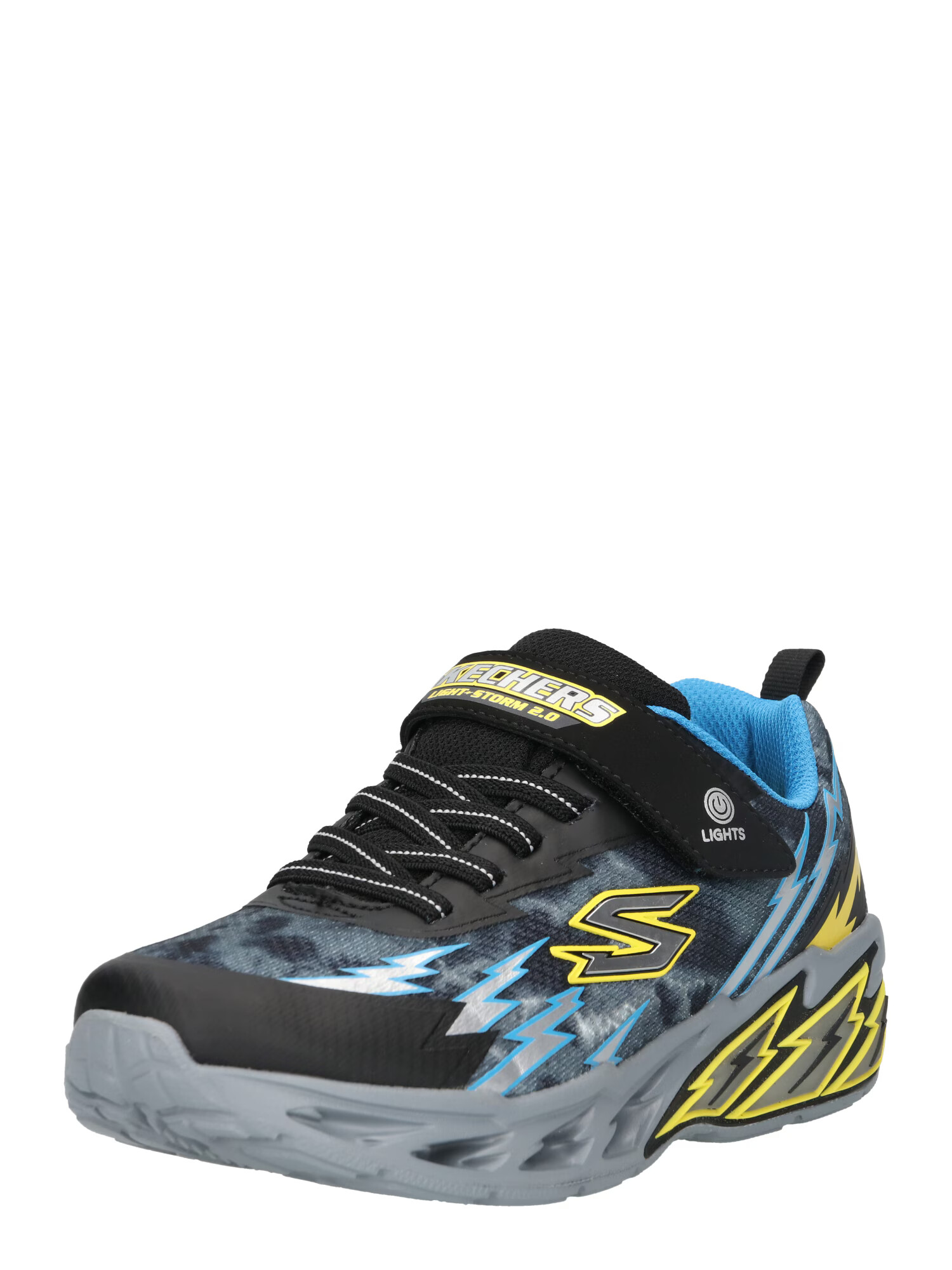 SKECHERS Sneaker 'Light Storm' albastru / galben / gri / negru - Pled.ro