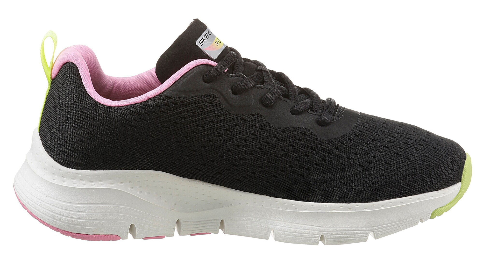 SKECHERS Sneaker low galben citron / roz deschis / negru / alb - Pled.ro