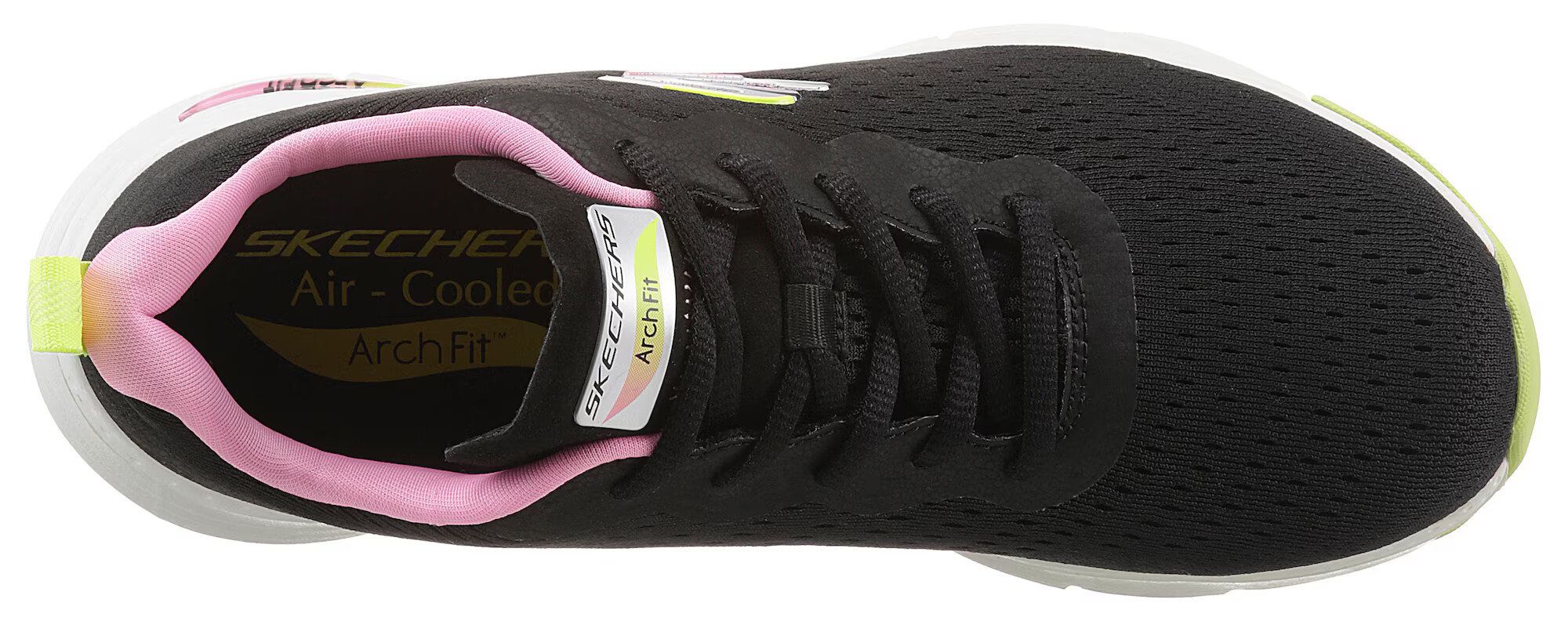 SKECHERS Sneaker low galben citron / roz deschis / negru / alb - Pled.ro