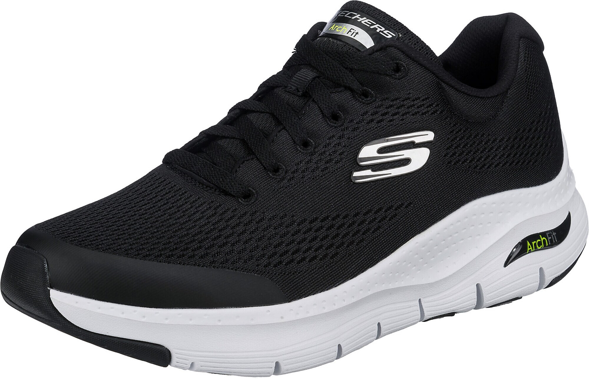 SKECHERS Sneaker low 'Arch fit' negru / alb - Pled.ro