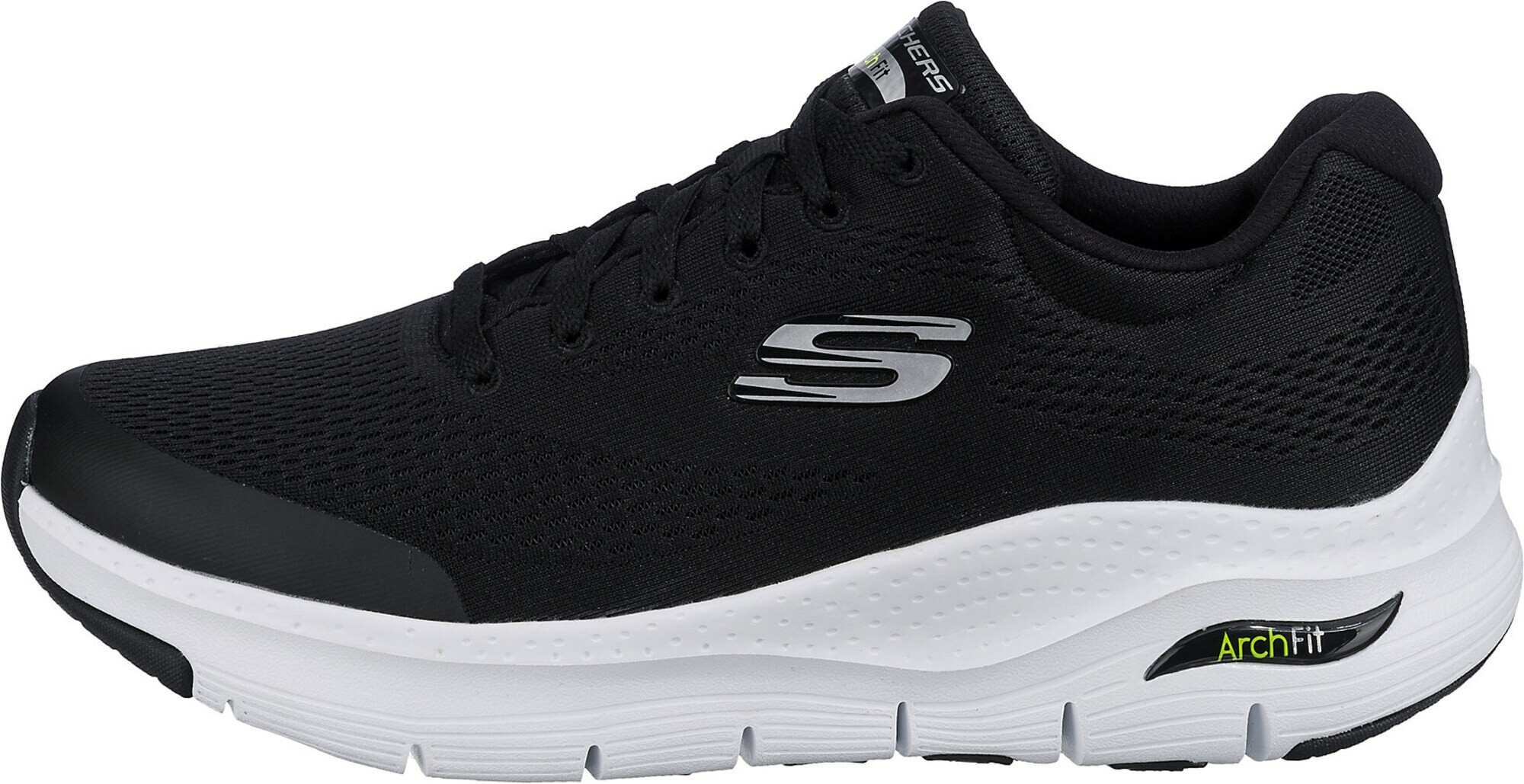 SKECHERS Sneaker low 'Arch fit' negru / alb - Pled.ro