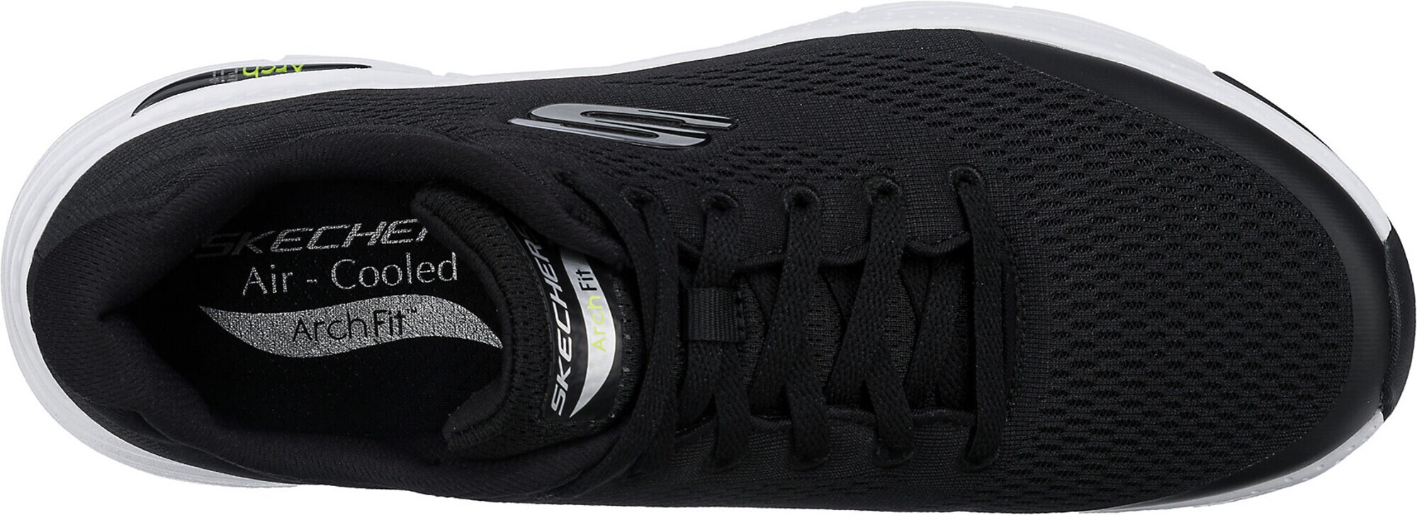 SKECHERS Sneaker low 'Arch fit' negru / alb - Pled.ro