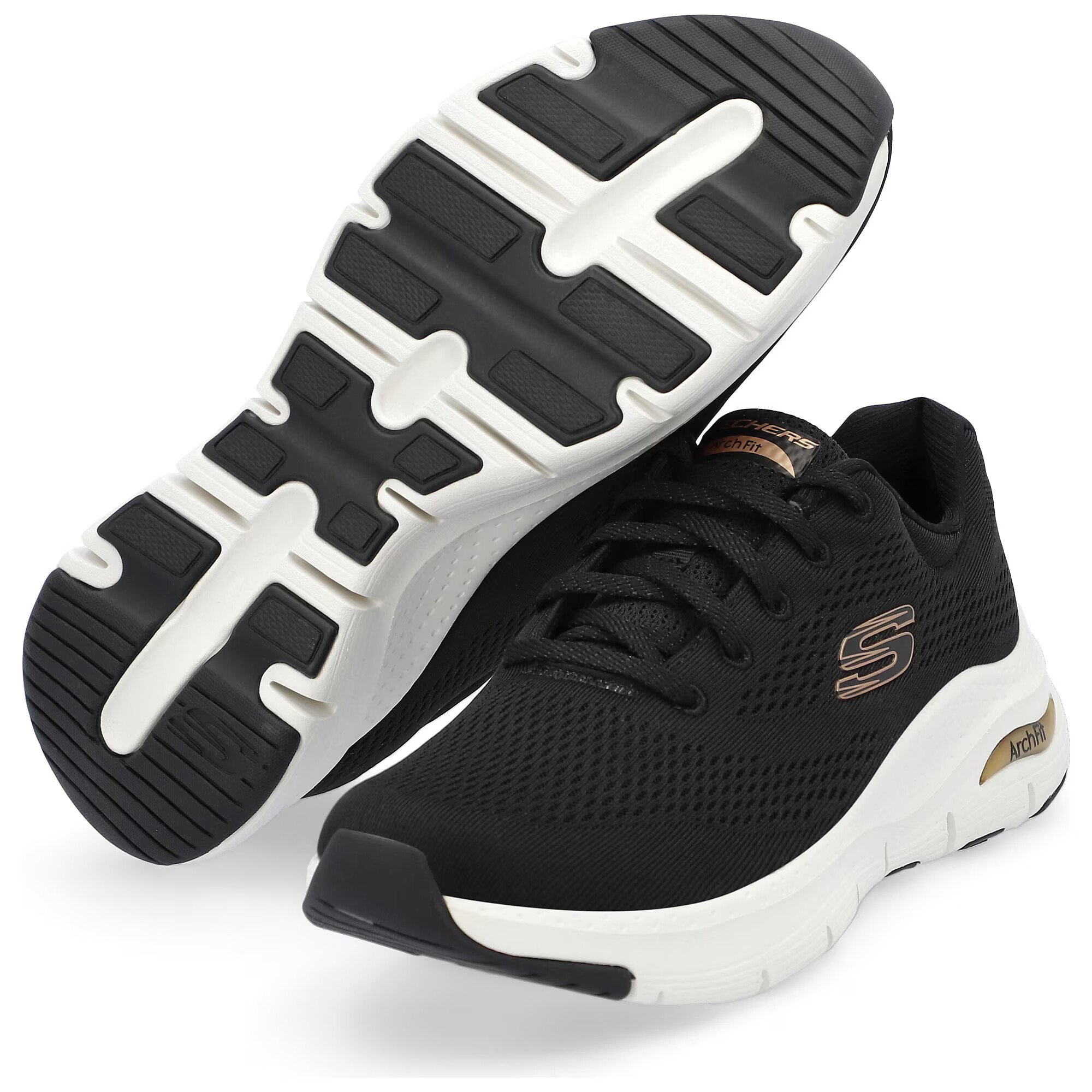 SKECHERS Sneaker low 'Arch Fit' nisipiu / negru - Pled.ro