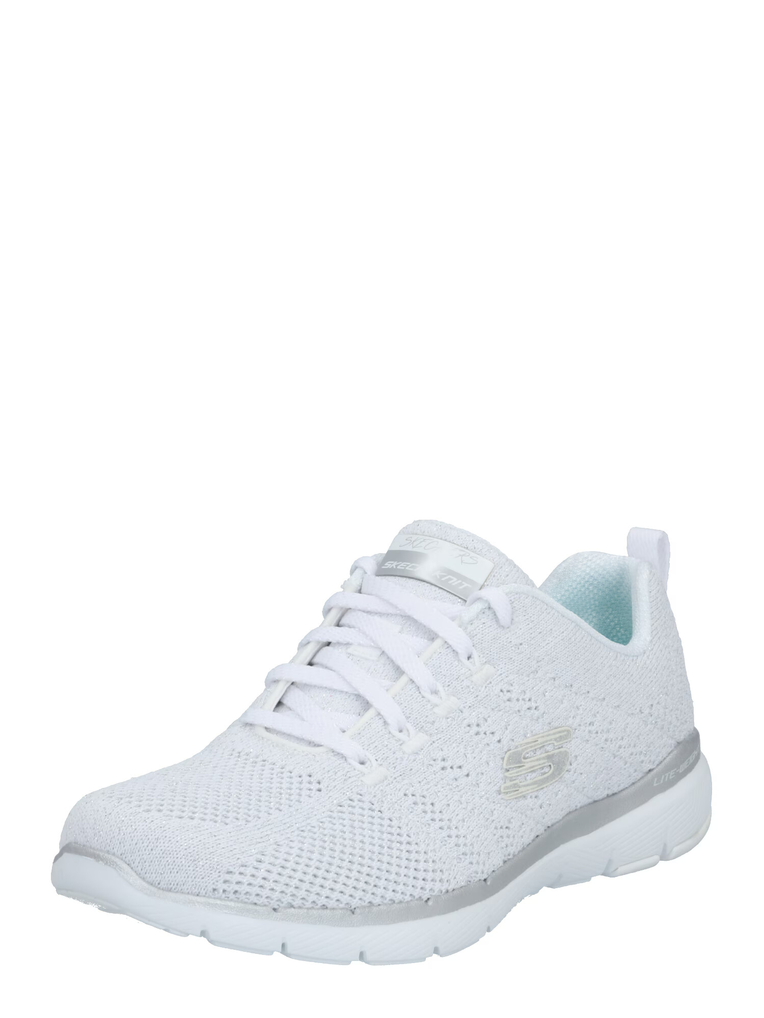 SKECHERS Sneaker low argintiu / alb murdar - Pled.ro