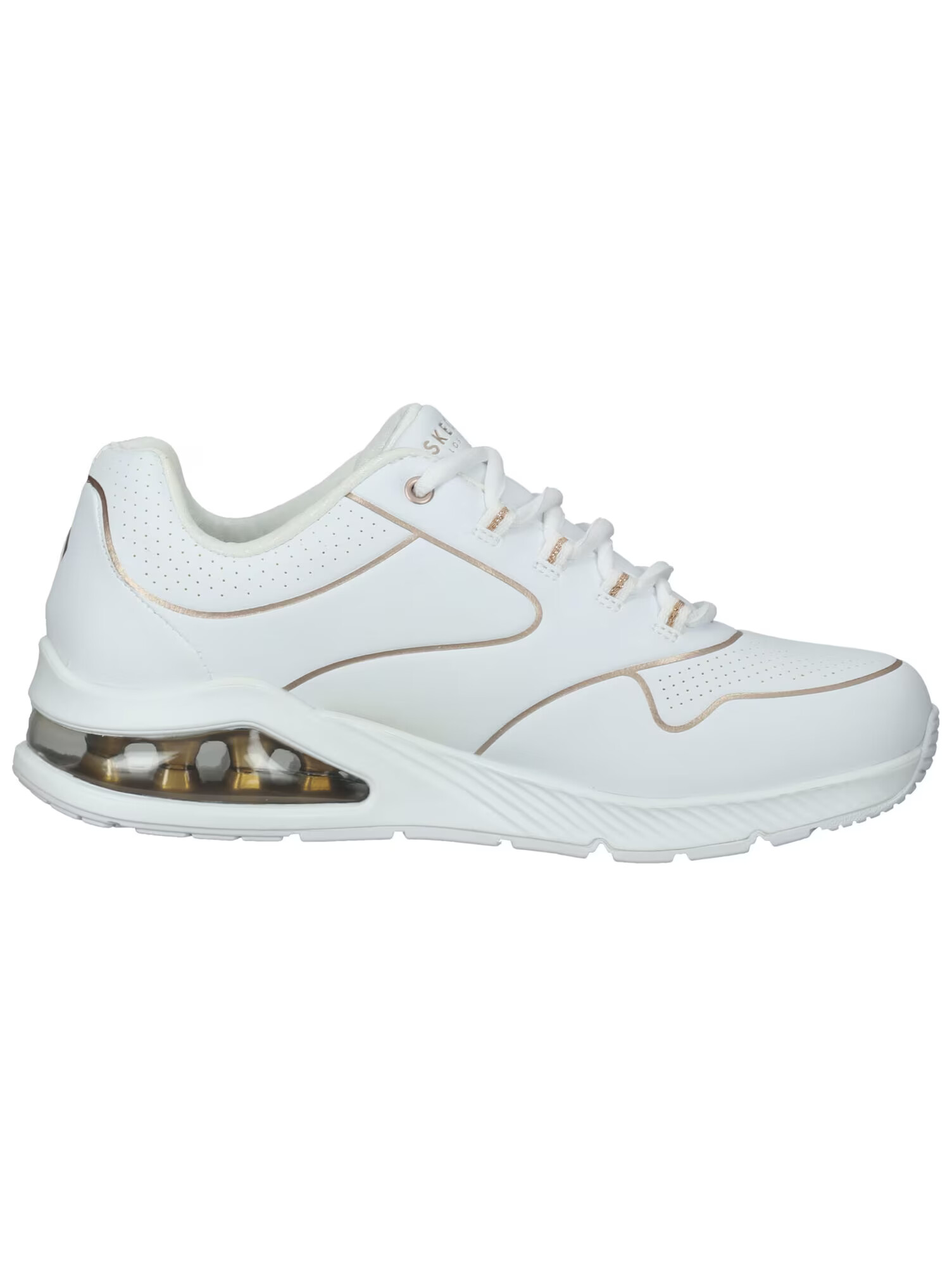 SKECHERS Sneaker low auriu / alb - Pled.ro