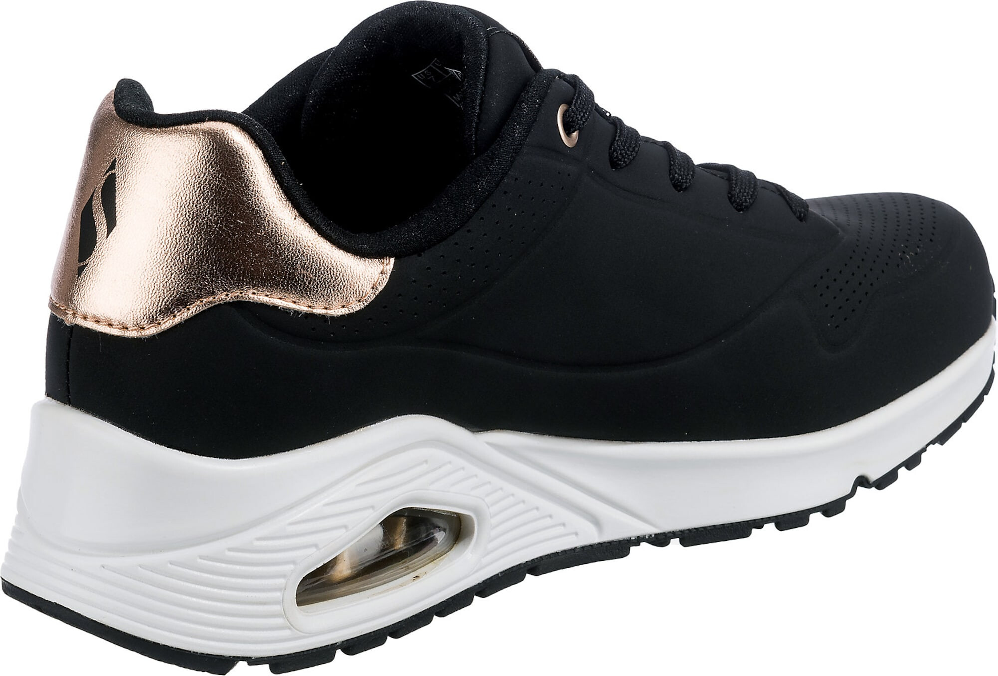 SKECHERS Sneaker low auriu / negru - Pled.ro