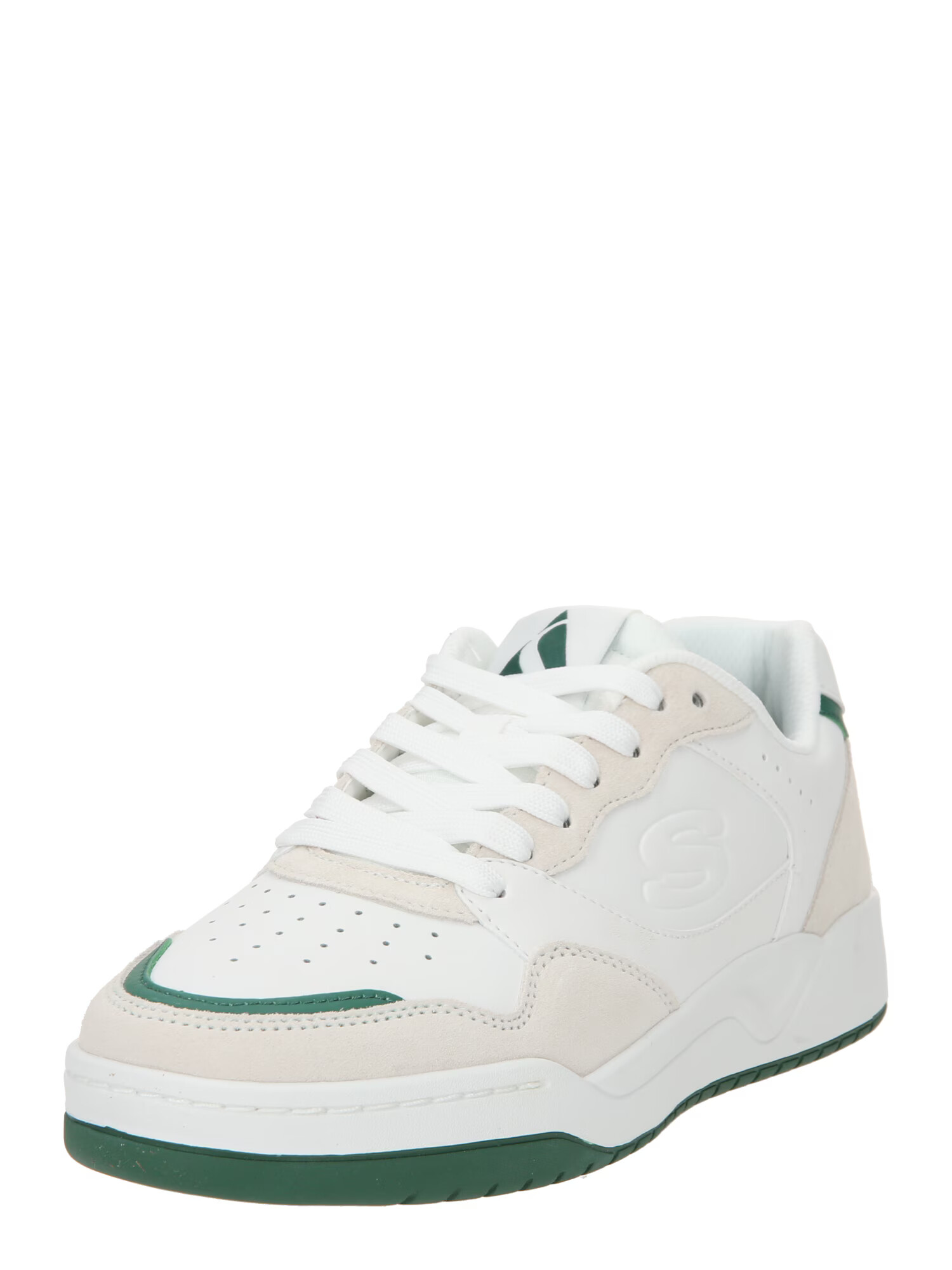 SKECHERS Sneaker low bej deschis / verde închis / alb - Pled.ro