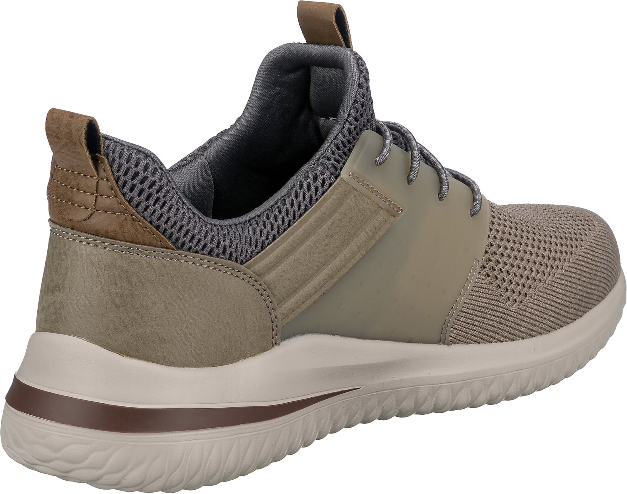 SKECHERS Sneaker low bej / maro / gri / gri taupe - Pled.ro