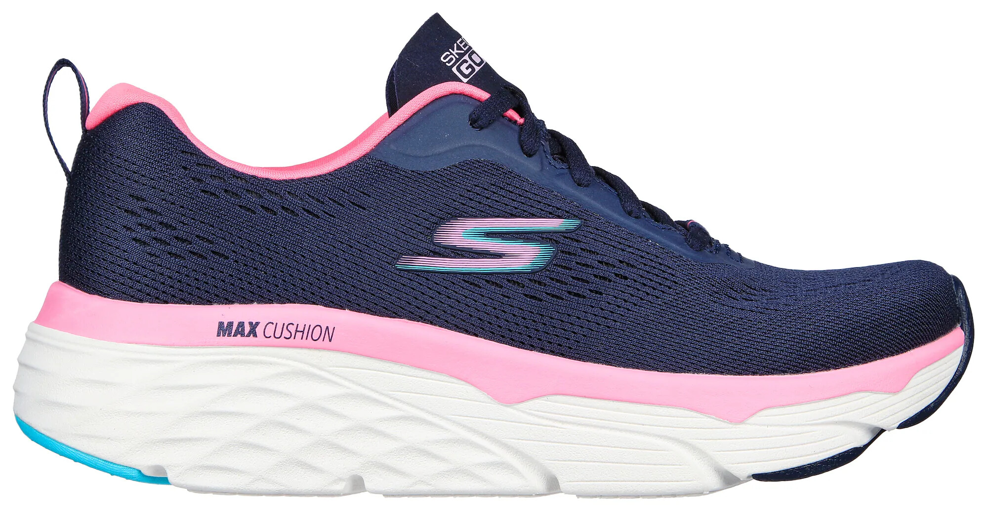 SKECHERS Sneaker low bleumarin / roz / alb - Pled.ro