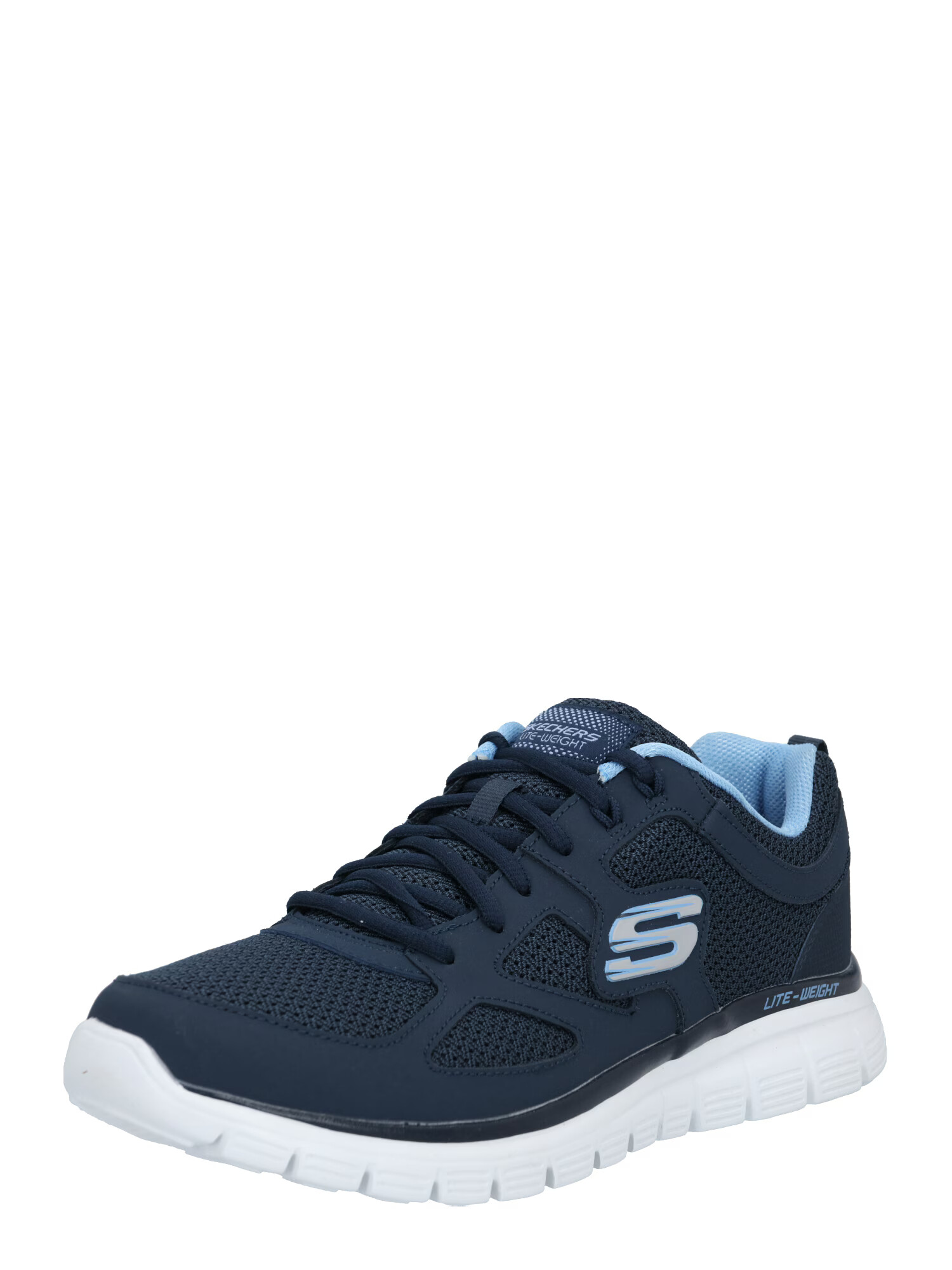 SKECHERS Sneaker low 'Burns Agoura' bleumarin / albastru deschis / alb - Pled.ro