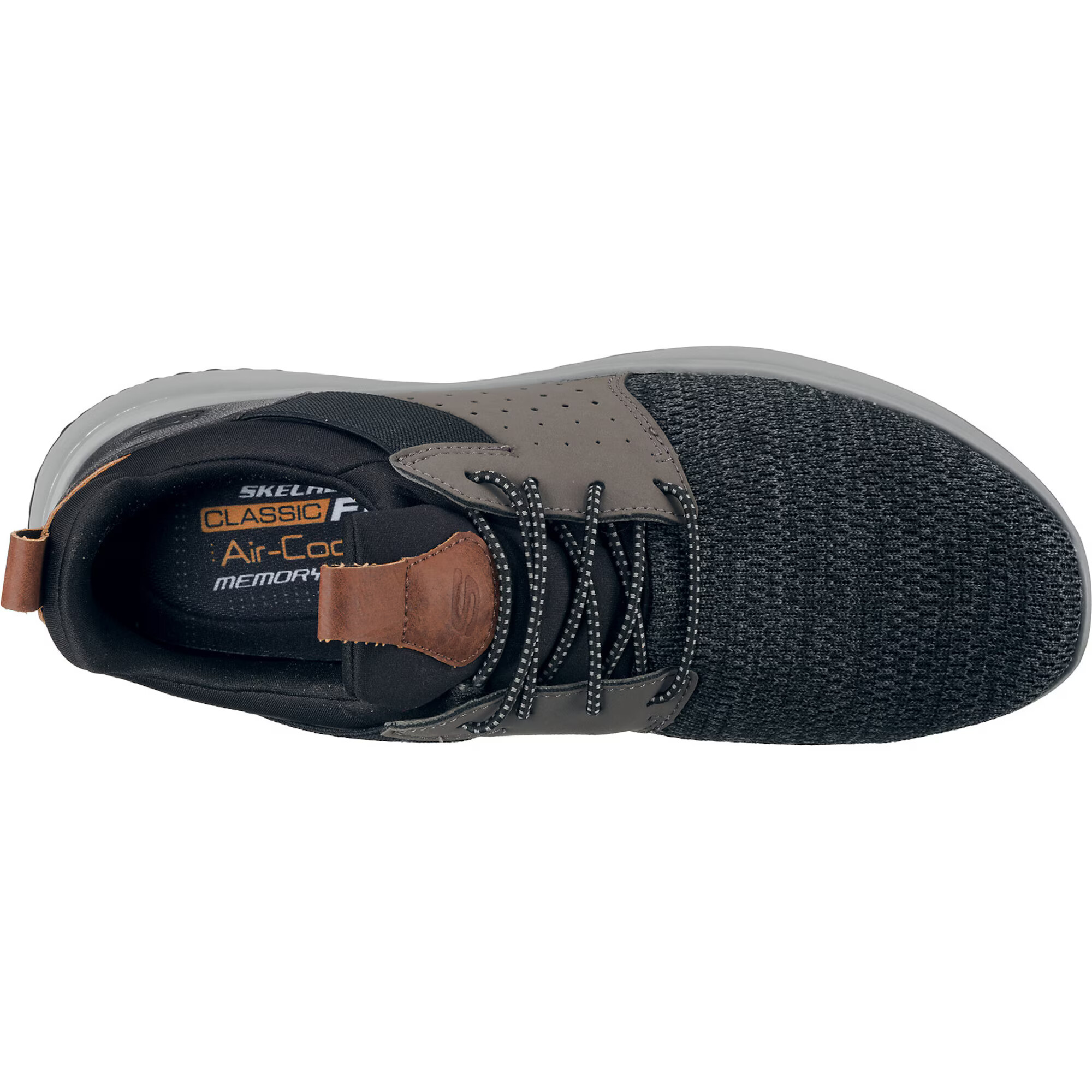 SKECHERS Sneaker low 'Delson Camben' gri închis / negru - Pled.ro