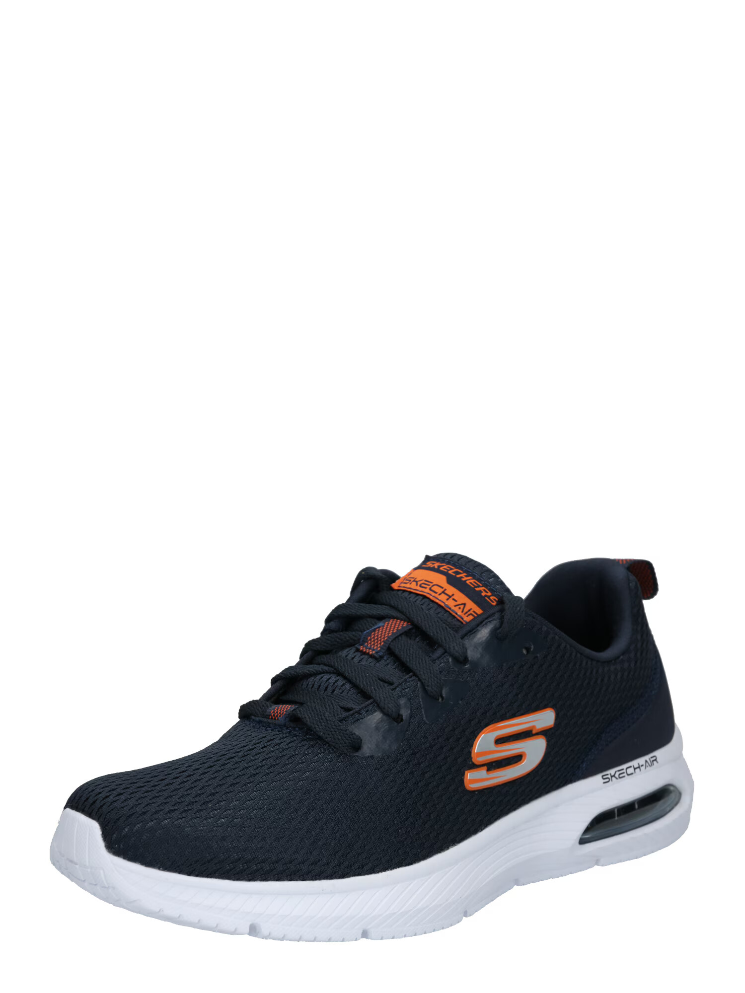 SKECHERS Sneaker low 'Dyna-Air' bleumarin / portocaliu / alb - Pled.ro