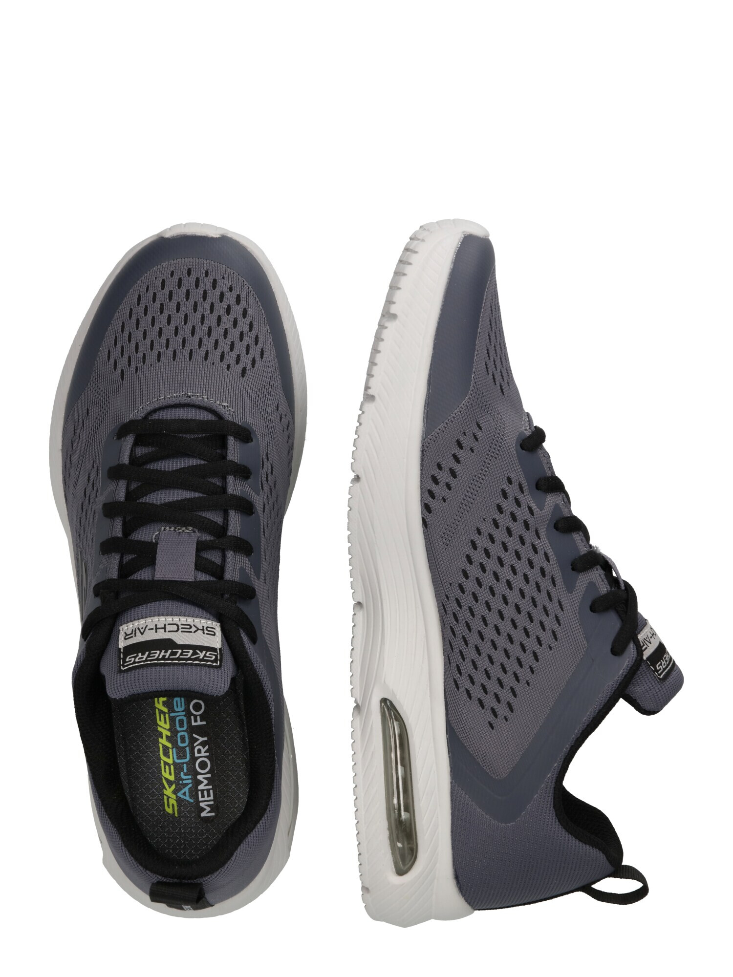 SKECHERS Sneaker low 'DYNA-AIR' gri grafit / gri închis - Pled.ro