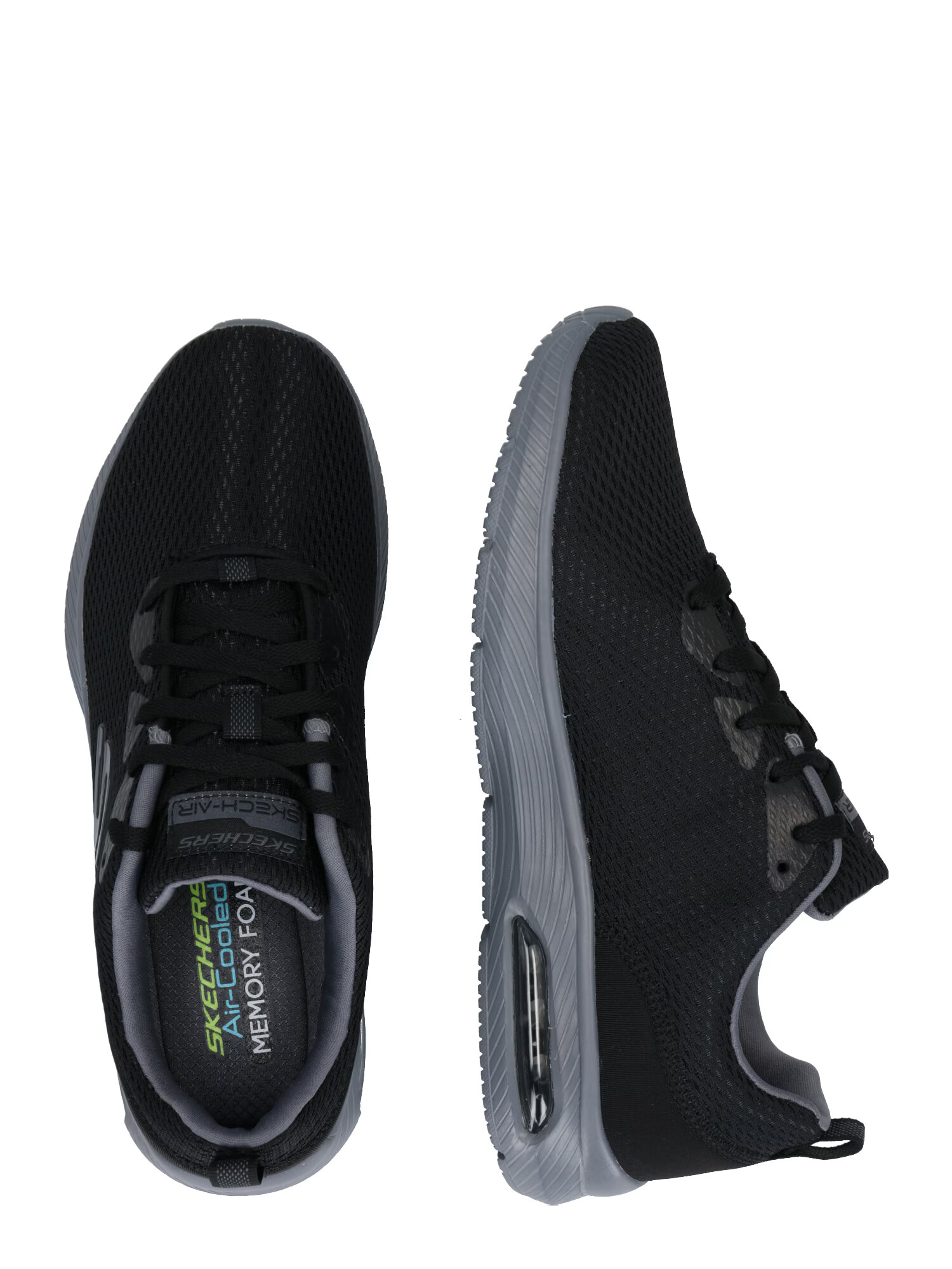 SKECHERS Sneaker low 'Dyna' gri închis / negru - Pled.ro