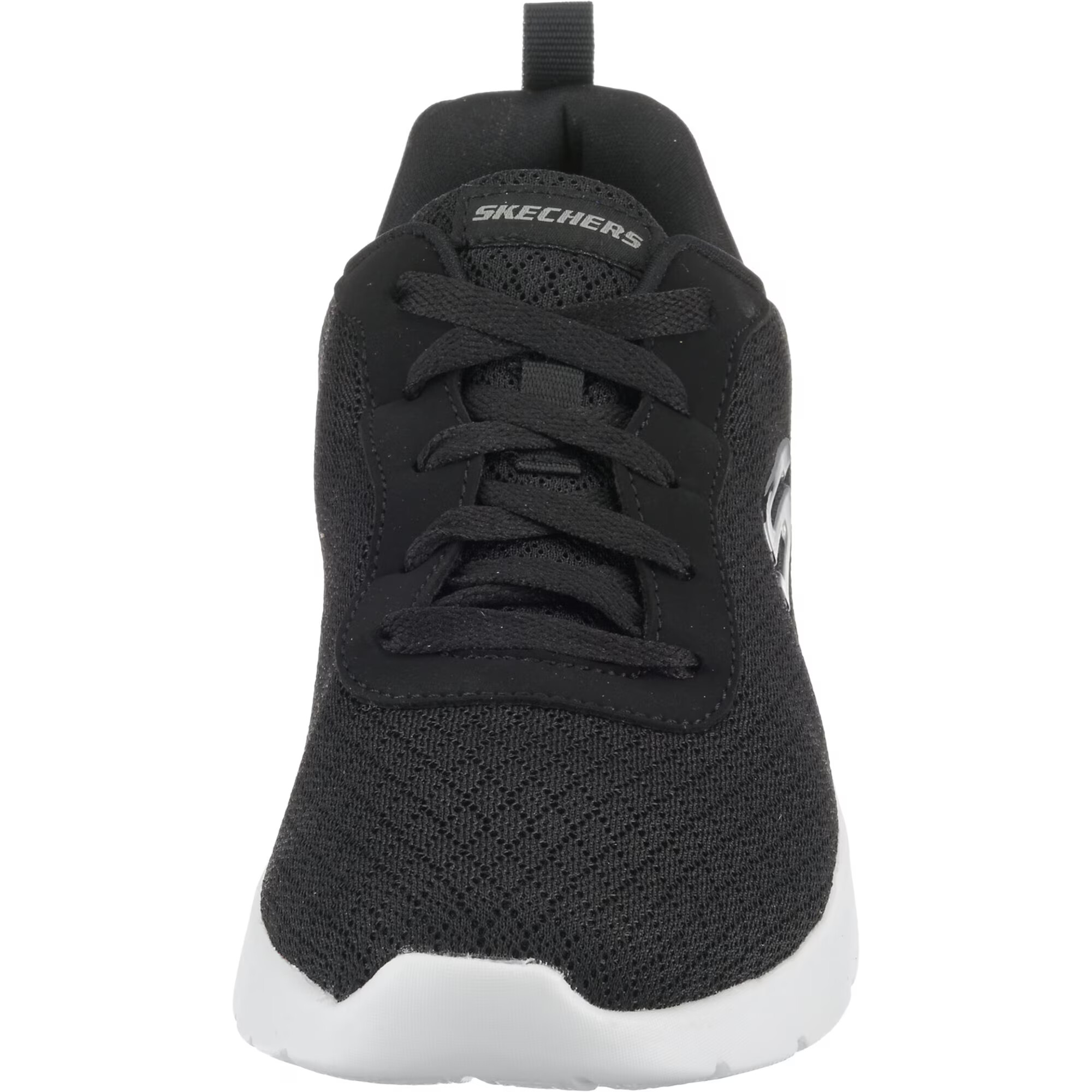 SKECHERS Sneaker low 'Dynamight' negru / argintiu / alb - Pled.ro