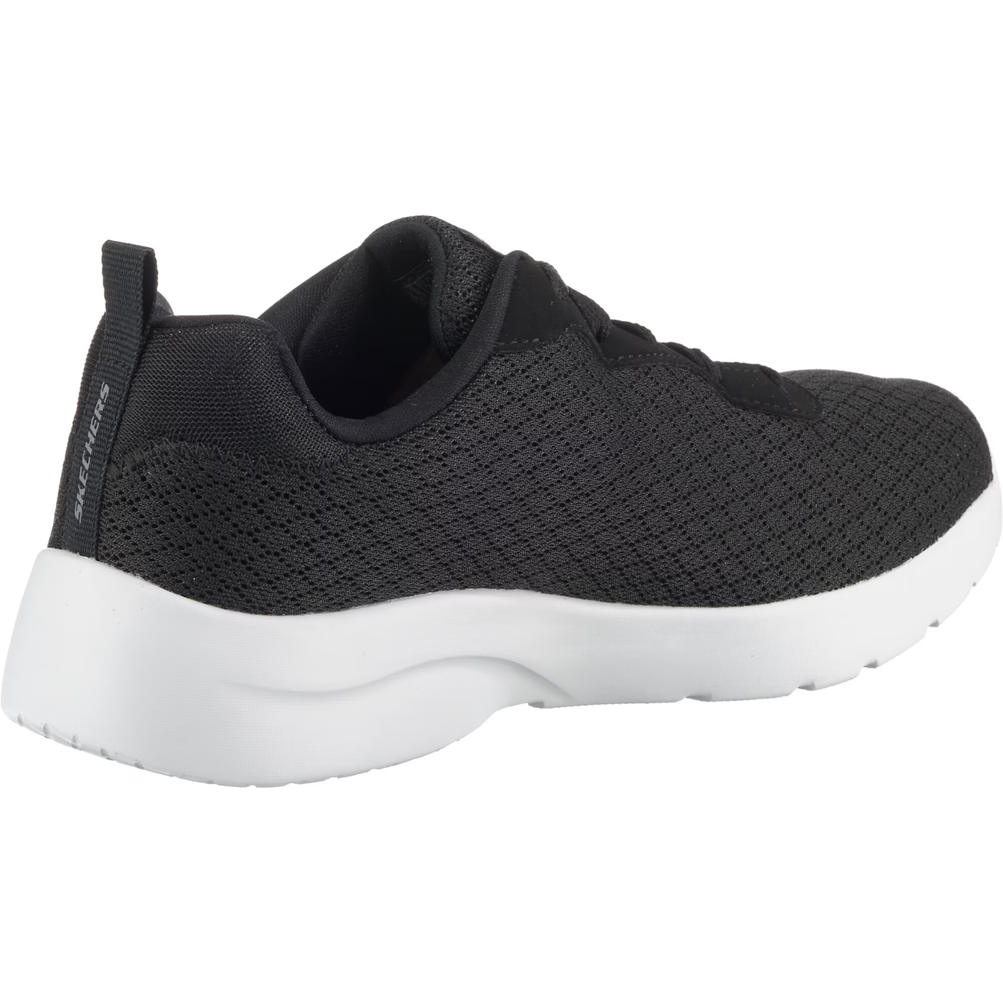 SKECHERS Sneaker low 'Dynamight' negru / argintiu / alb - Pled.ro