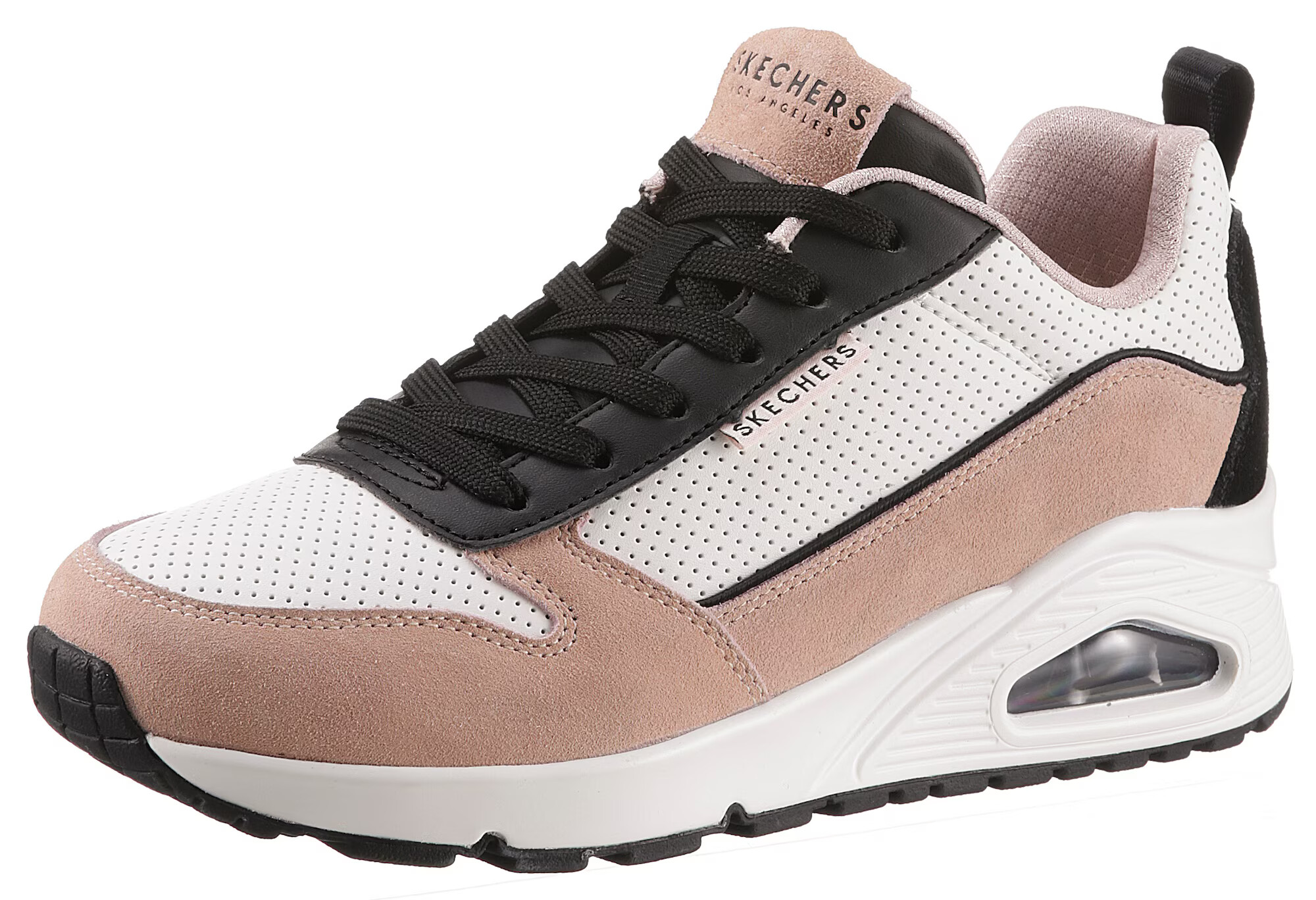 SKECHERS Sneaker low ecru / roz pal - Pled.ro