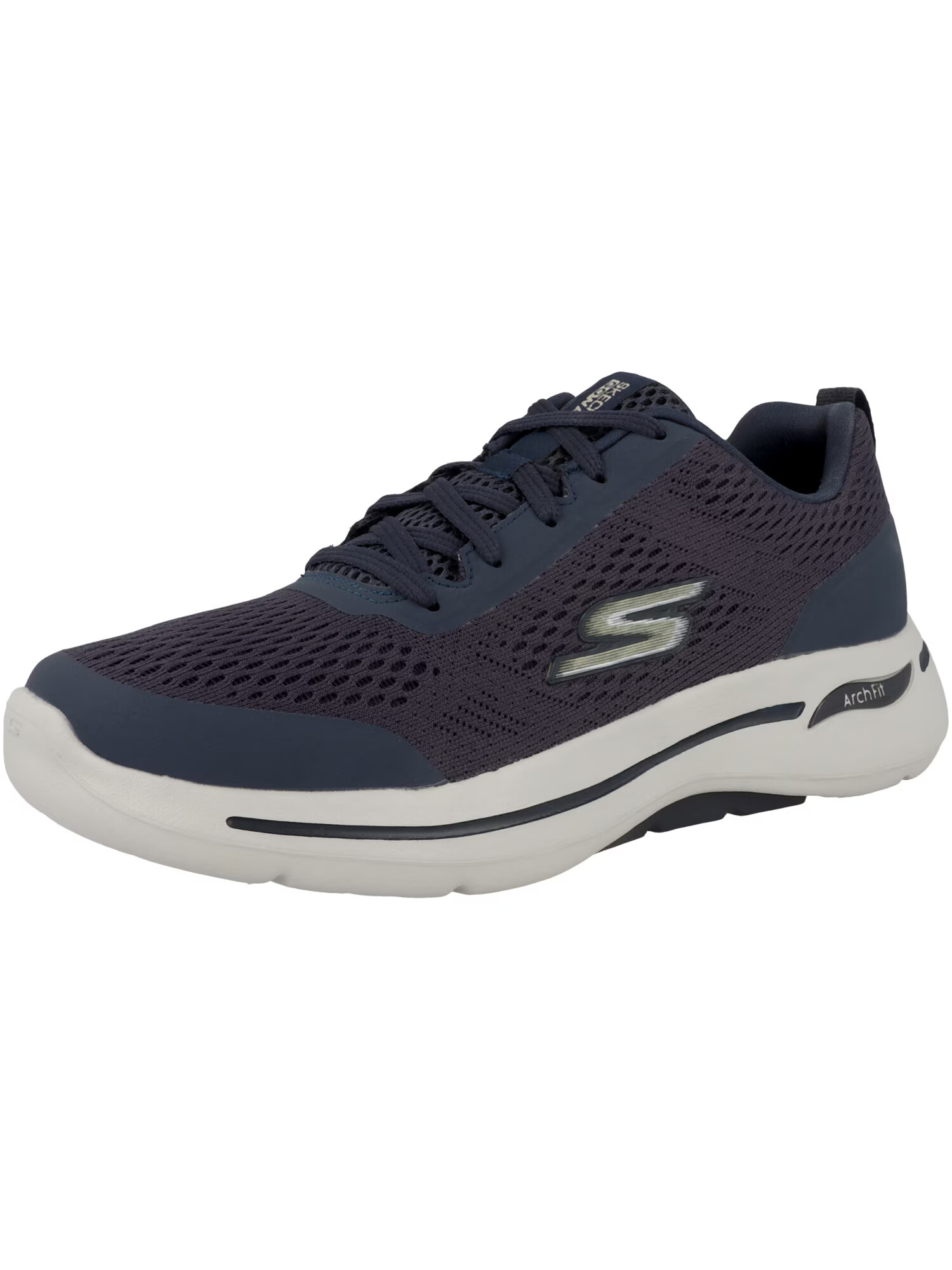 SKECHERS Sneaker de alergat 'Go Walk' albastru închis / grej - Pled.ro