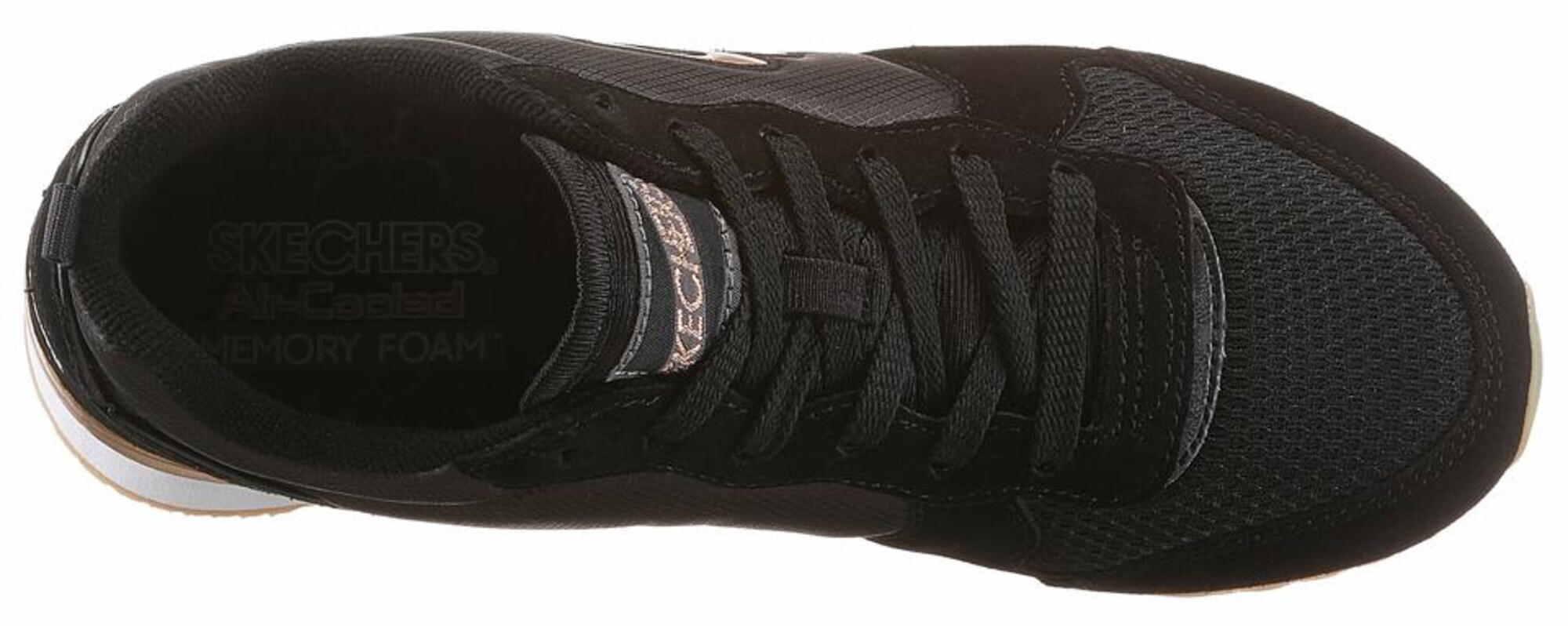 SKECHERS Sneaker low 'Goldn Gurl' auriu / negru - Pled.ro