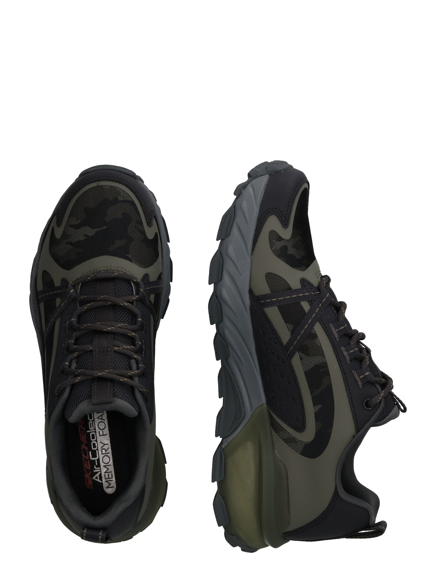 SKECHERS Sneaker low 'Goodyear' kaki / verde închis / negru - Pled.ro