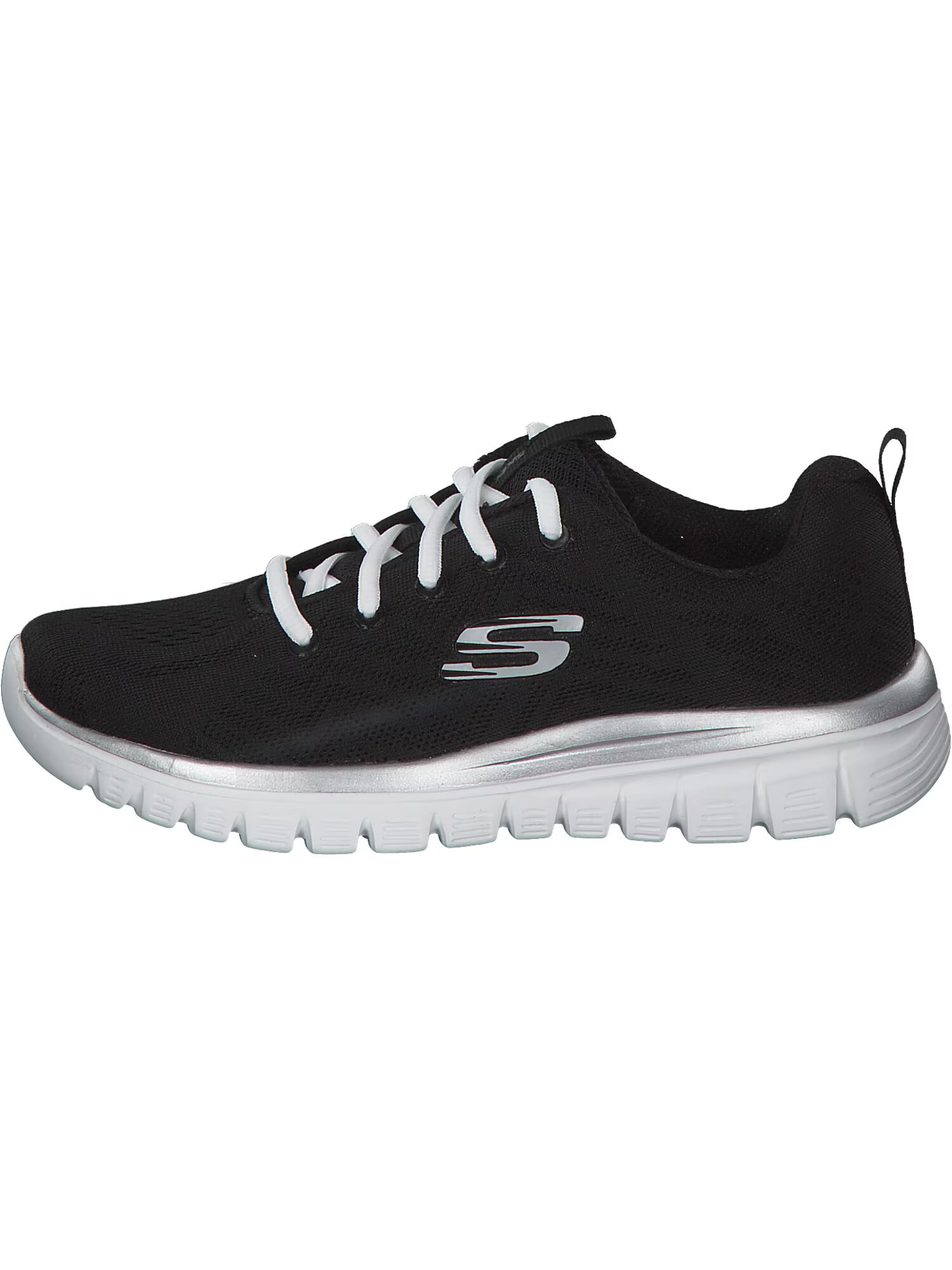 SKECHERS Sneaker low 'Graceful Get Connected' negru / alb - Pled.ro