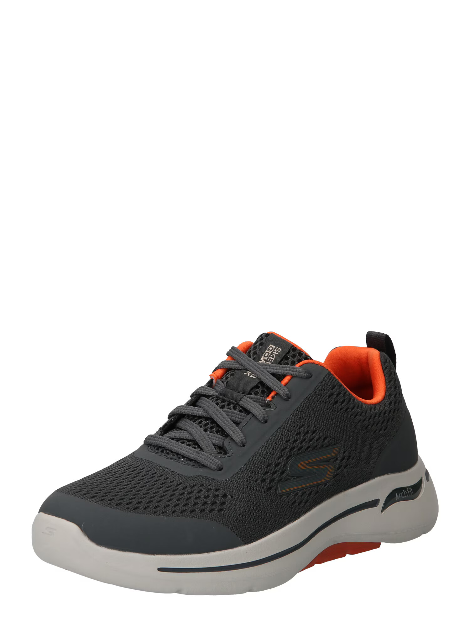 SKECHERS Sneaker de alergat gri / portocaliu - Pled.ro