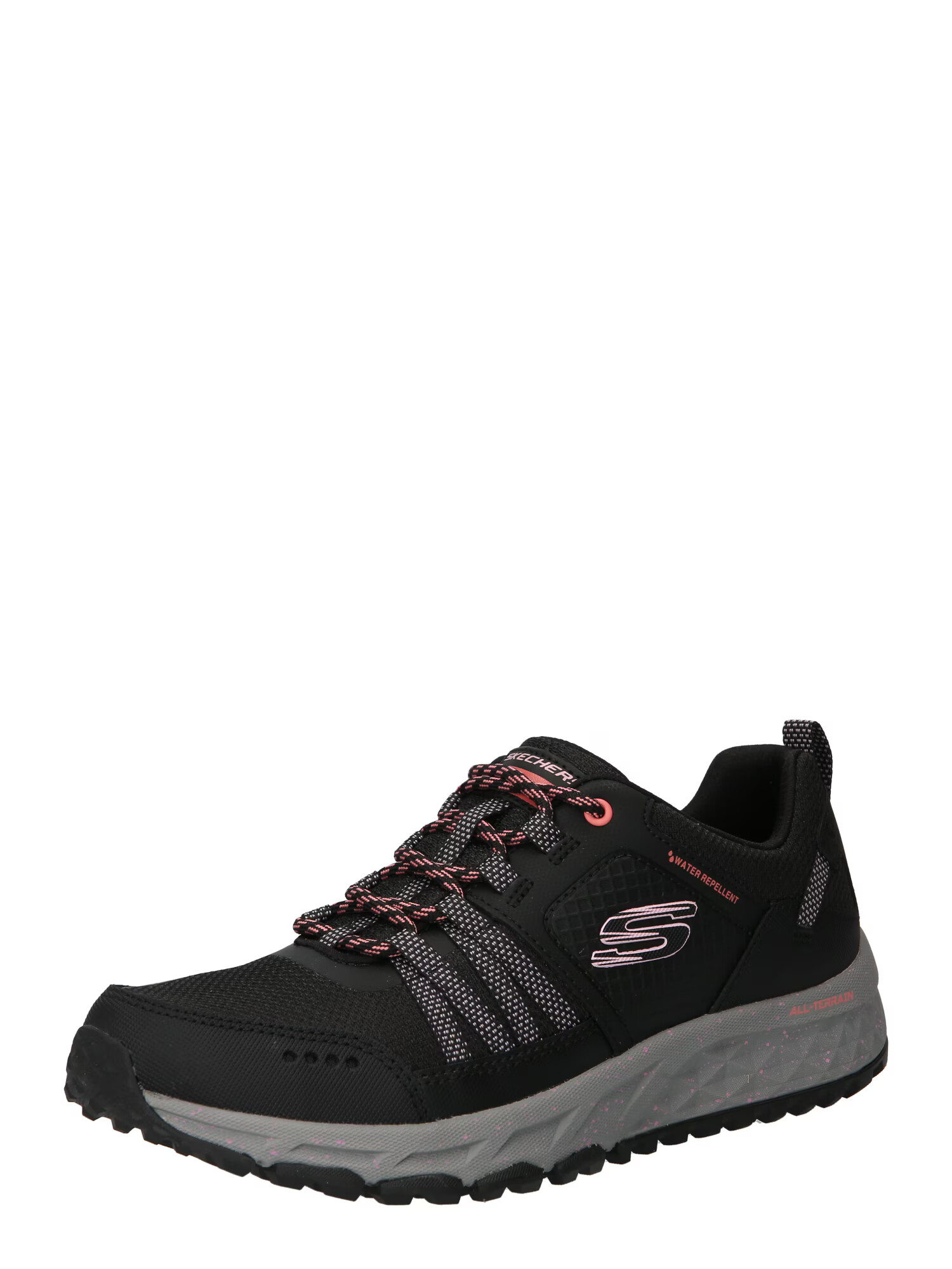 SKECHERS Sneaker low gri / portocaliu somon / negru - Pled.ro