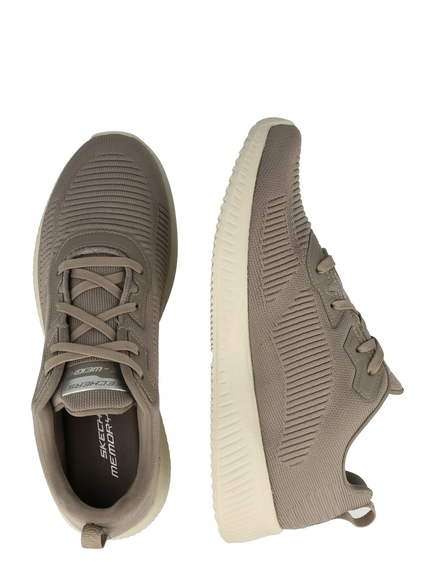 SKECHERS Sneaker low gri taupe / gri argintiu - Pled.ro