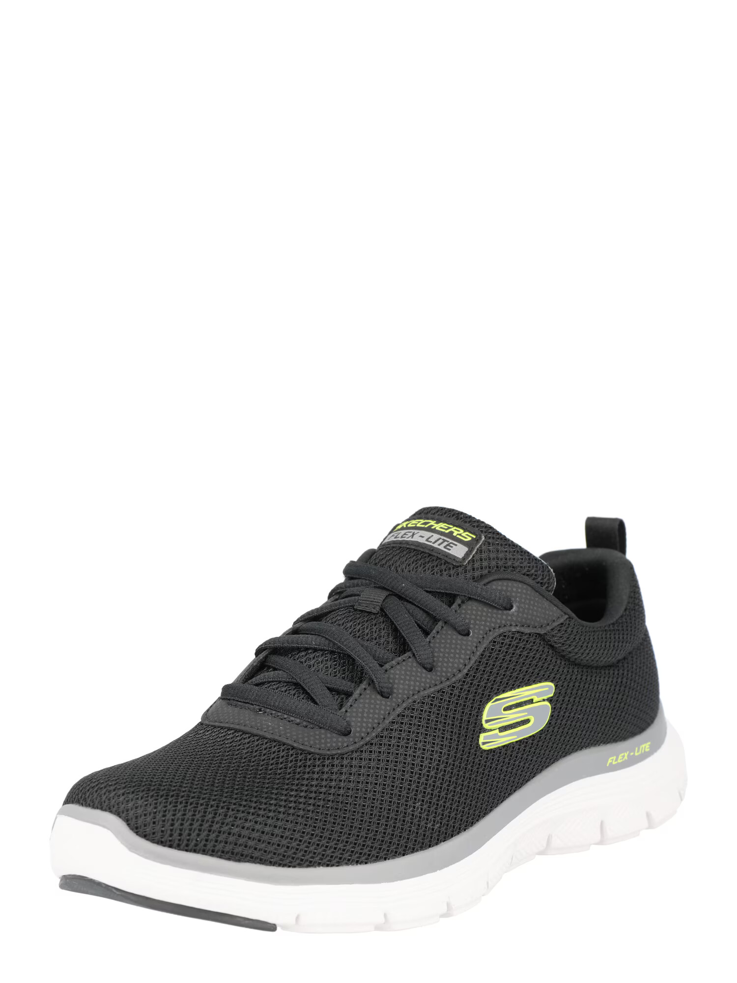 SKECHERS Sneaker low gri / verde neon / negru - Pled.ro