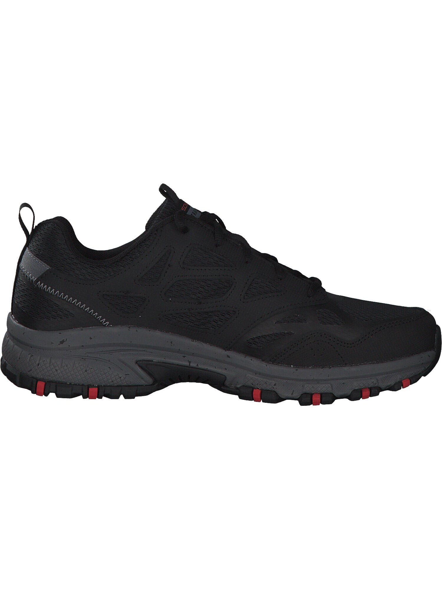 SKECHERS Sneaker low 'Hillcrest' gri închis / roșu / negru - Pled.ro