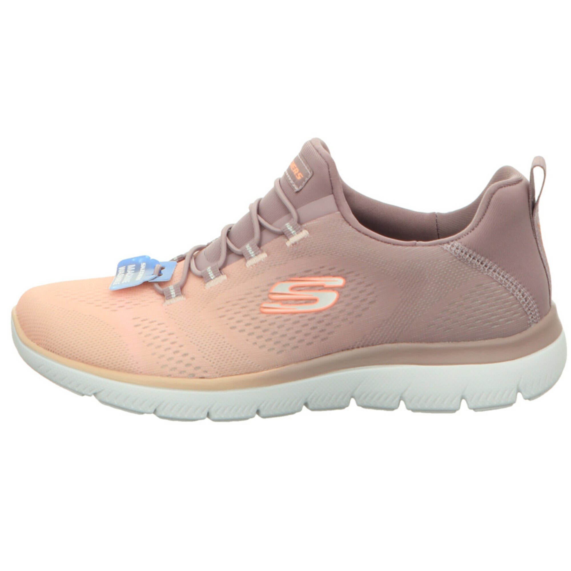 SKECHERS Sneaker low mauve / portocaliu / roz - Pled.ro