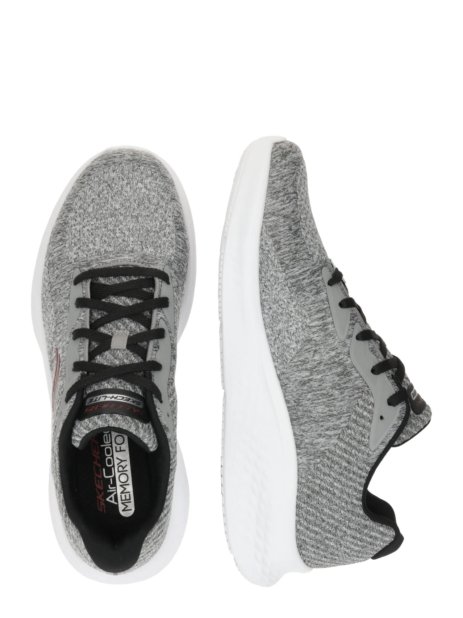 SKECHERS Sneaker low 'PRO' gri amestecat / roșu - Pled.ro