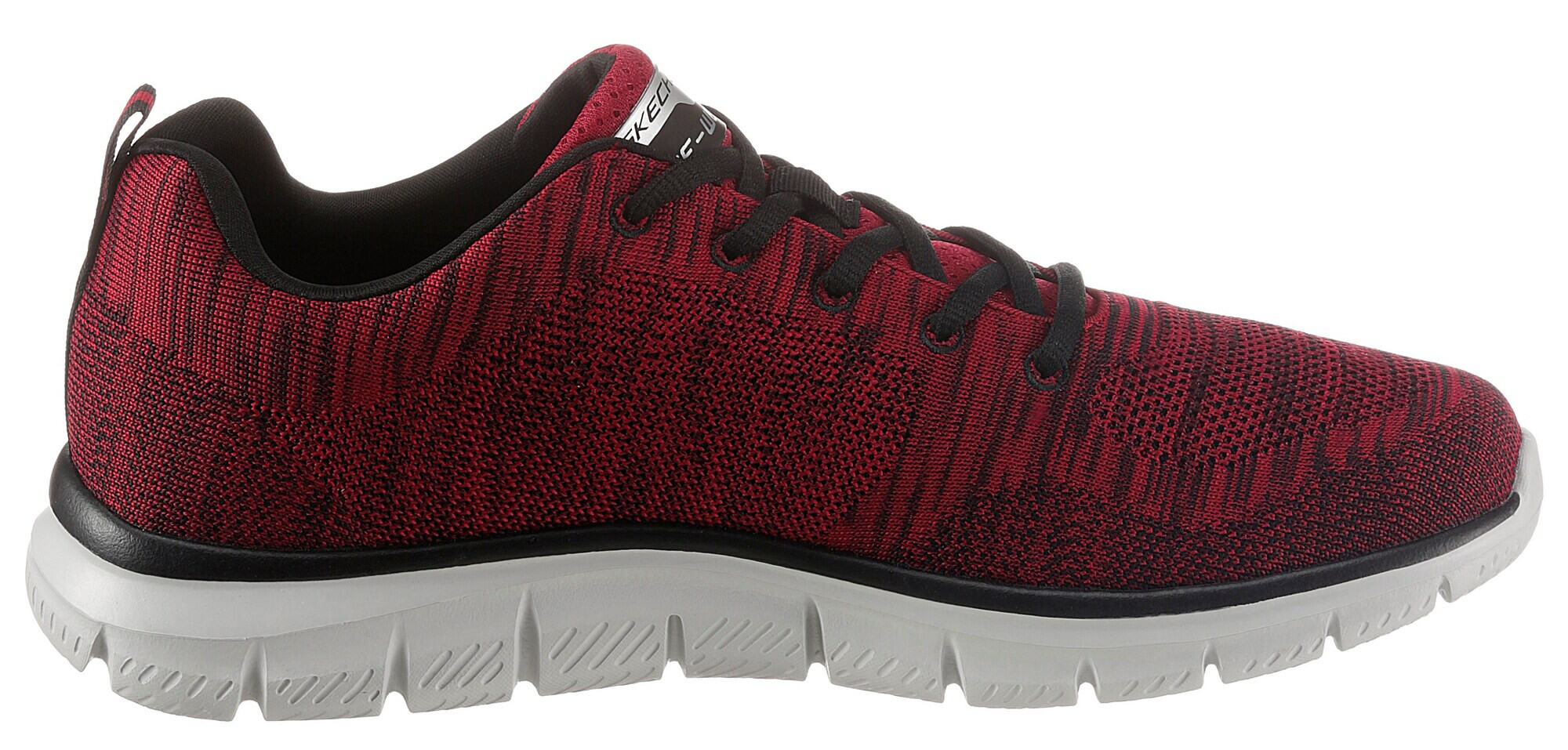 SKECHERS Sneaker low roșu / negru - Pled.ro