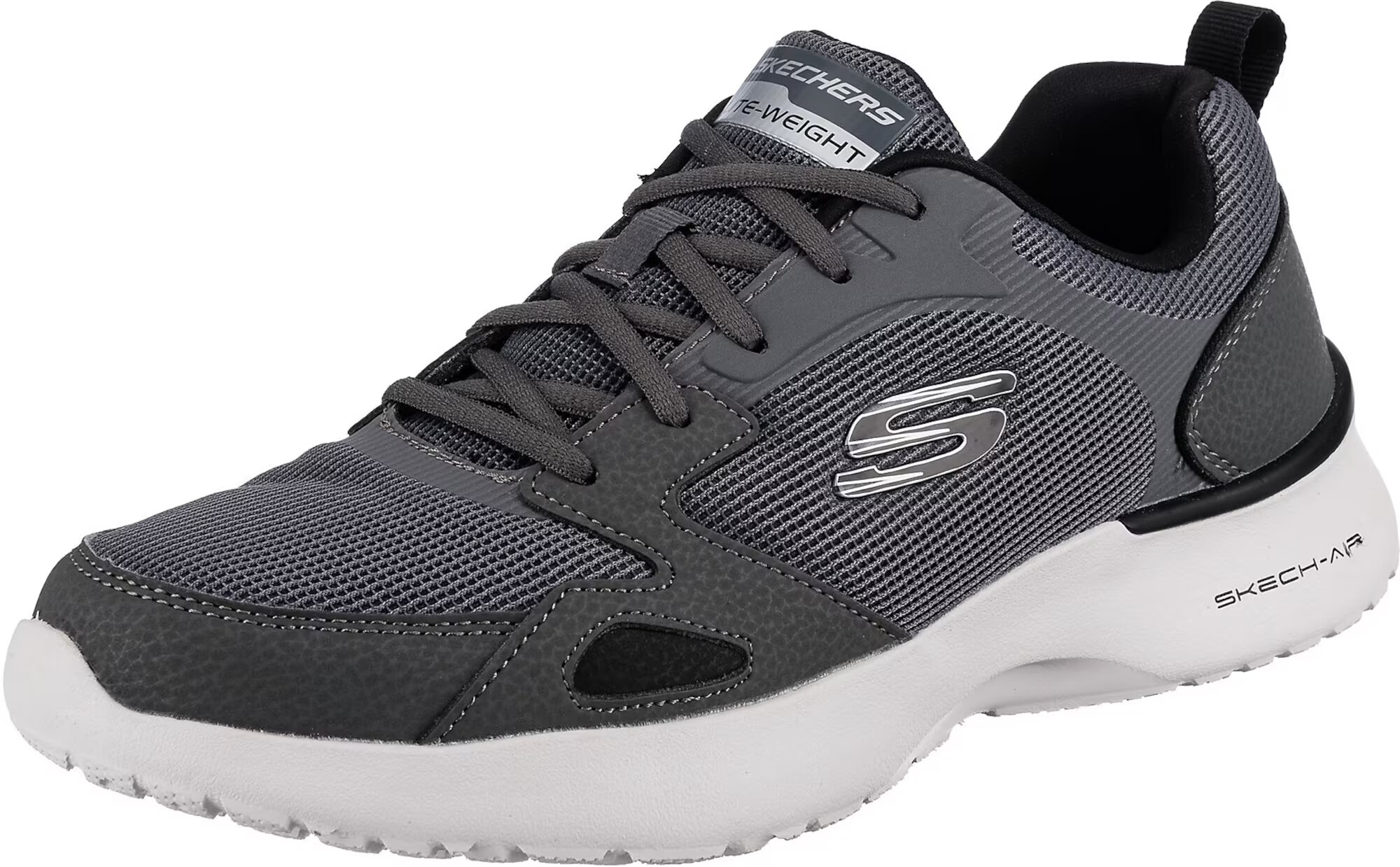 SKECHERS Sneaker low 'Skech-air Dynamight' gri închis / alb - Pled.ro