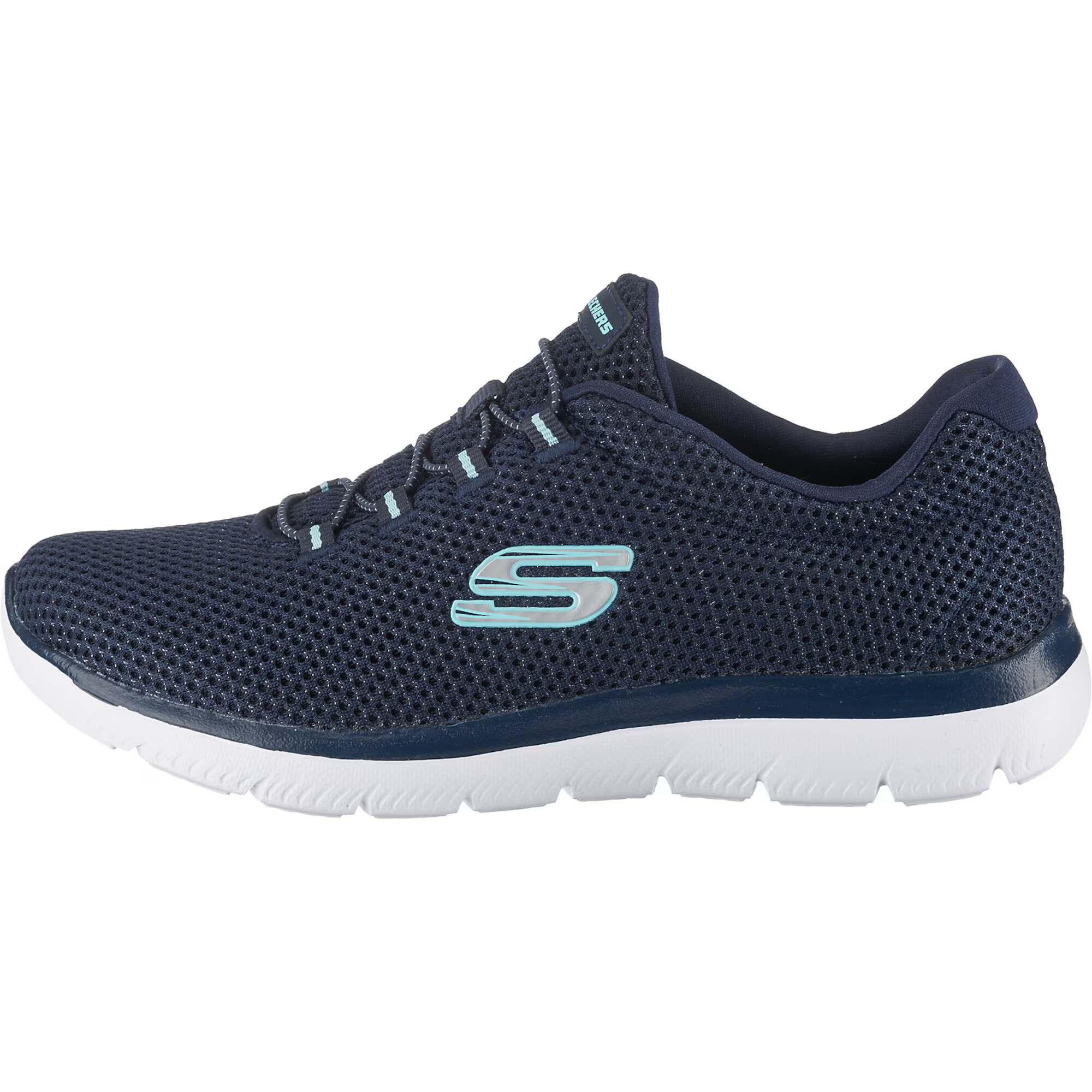 SKECHERS Sneaker low 'Summits' bleumarin / verde jad - Pled.ro