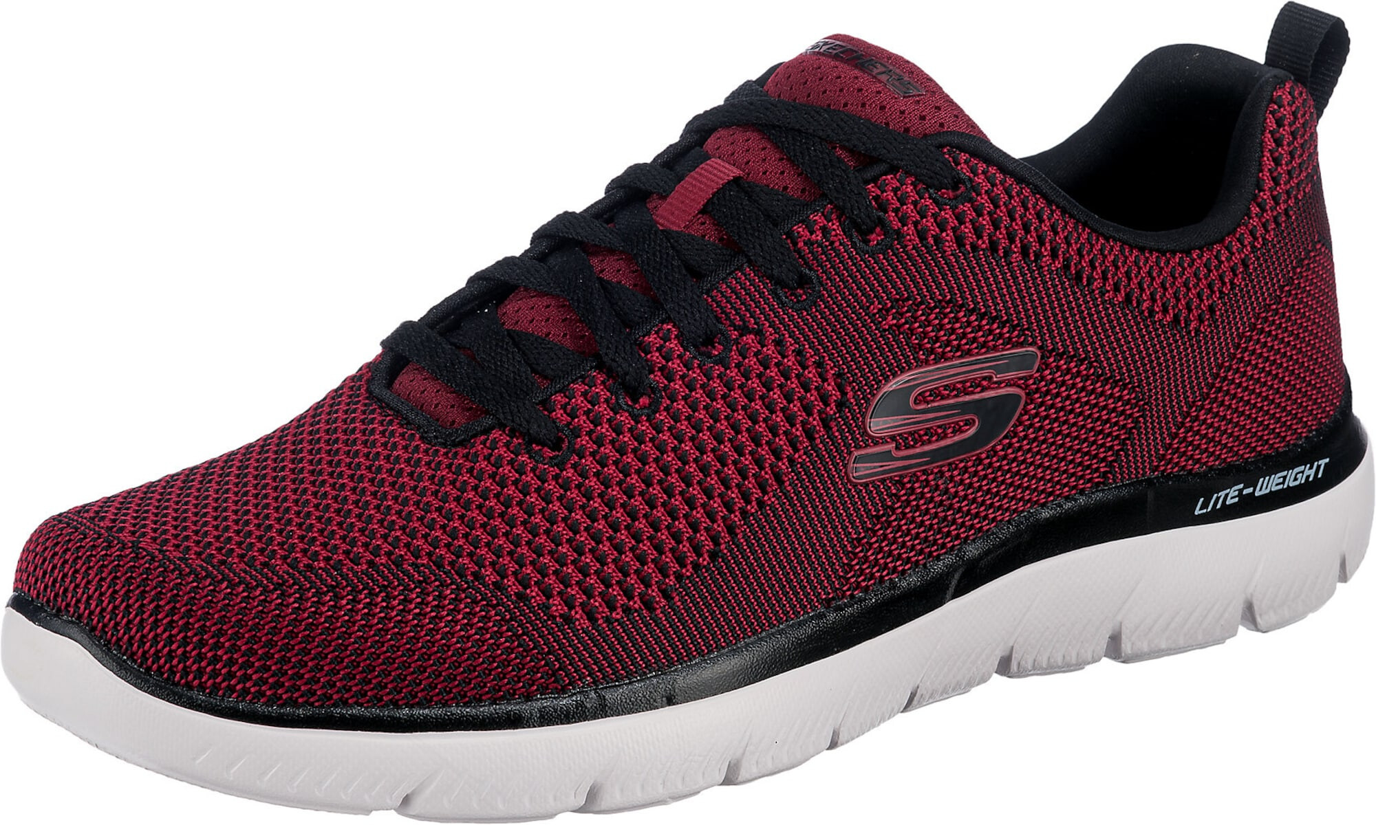 SKECHERS Sneaker low 'Summits Brisbane' roșu / negru - Pled.ro