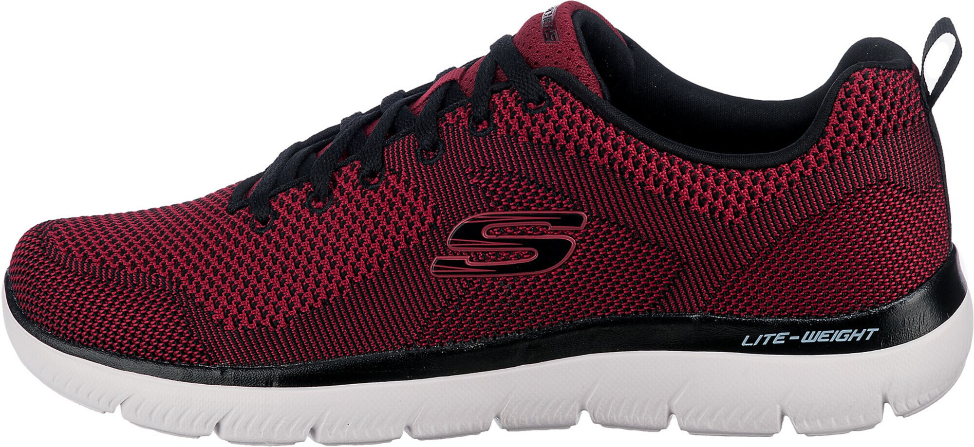 SKECHERS Sneaker low 'Summits Brisbane' roșu / negru - Pled.ro