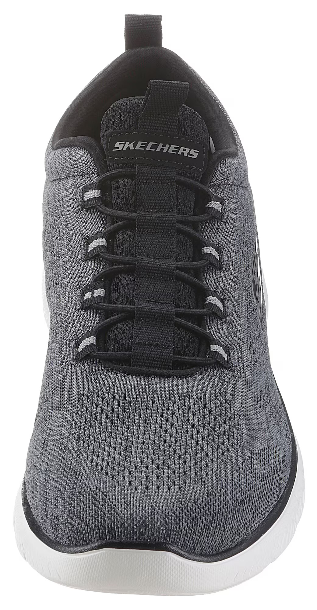 SKECHERS Sneaker low 'Summits Louvin' gri fumuriu / negru - Pled.ro