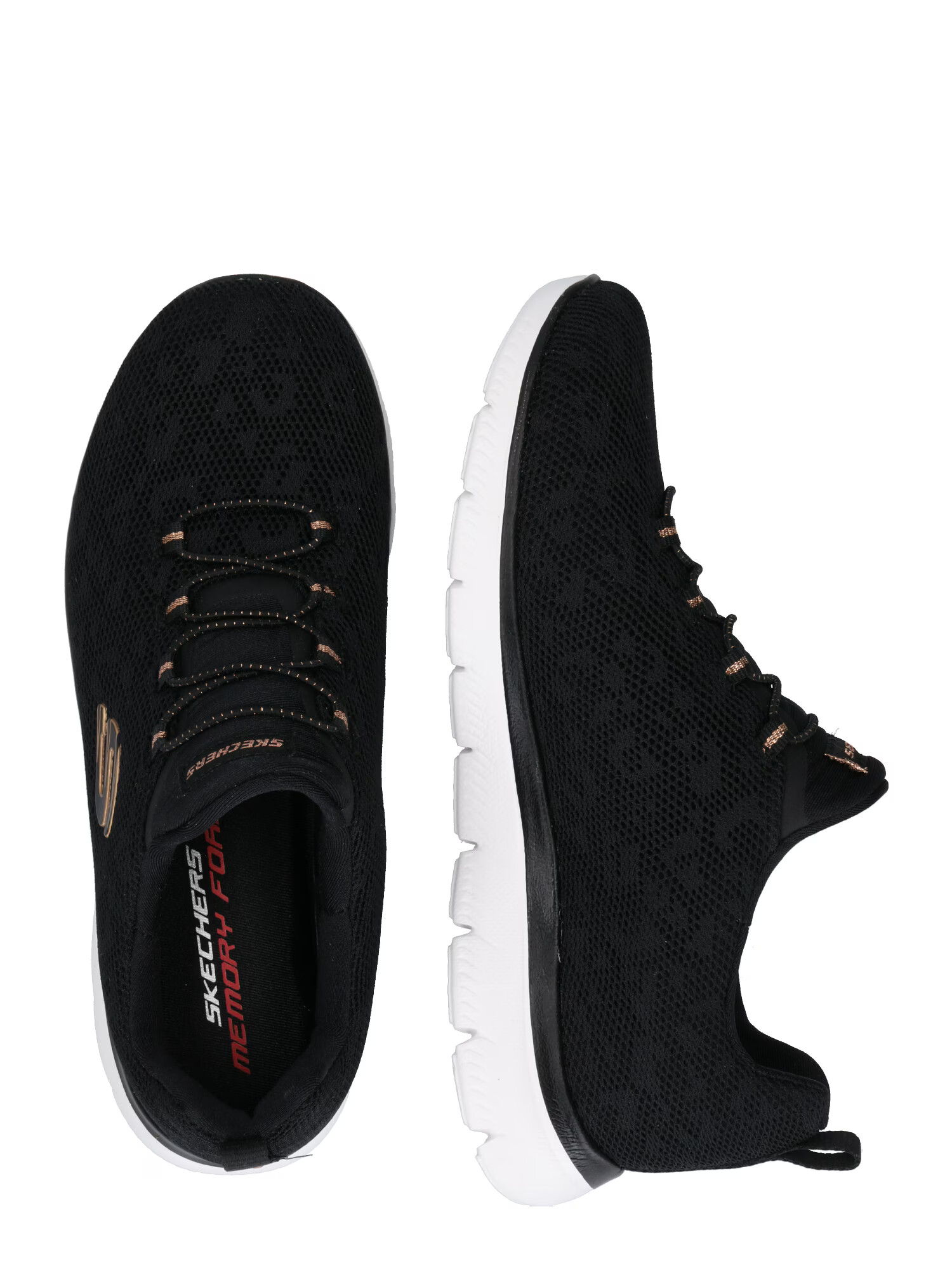 SKECHERS Sneaker low 'Summits' portocaliu / negru - Pled.ro