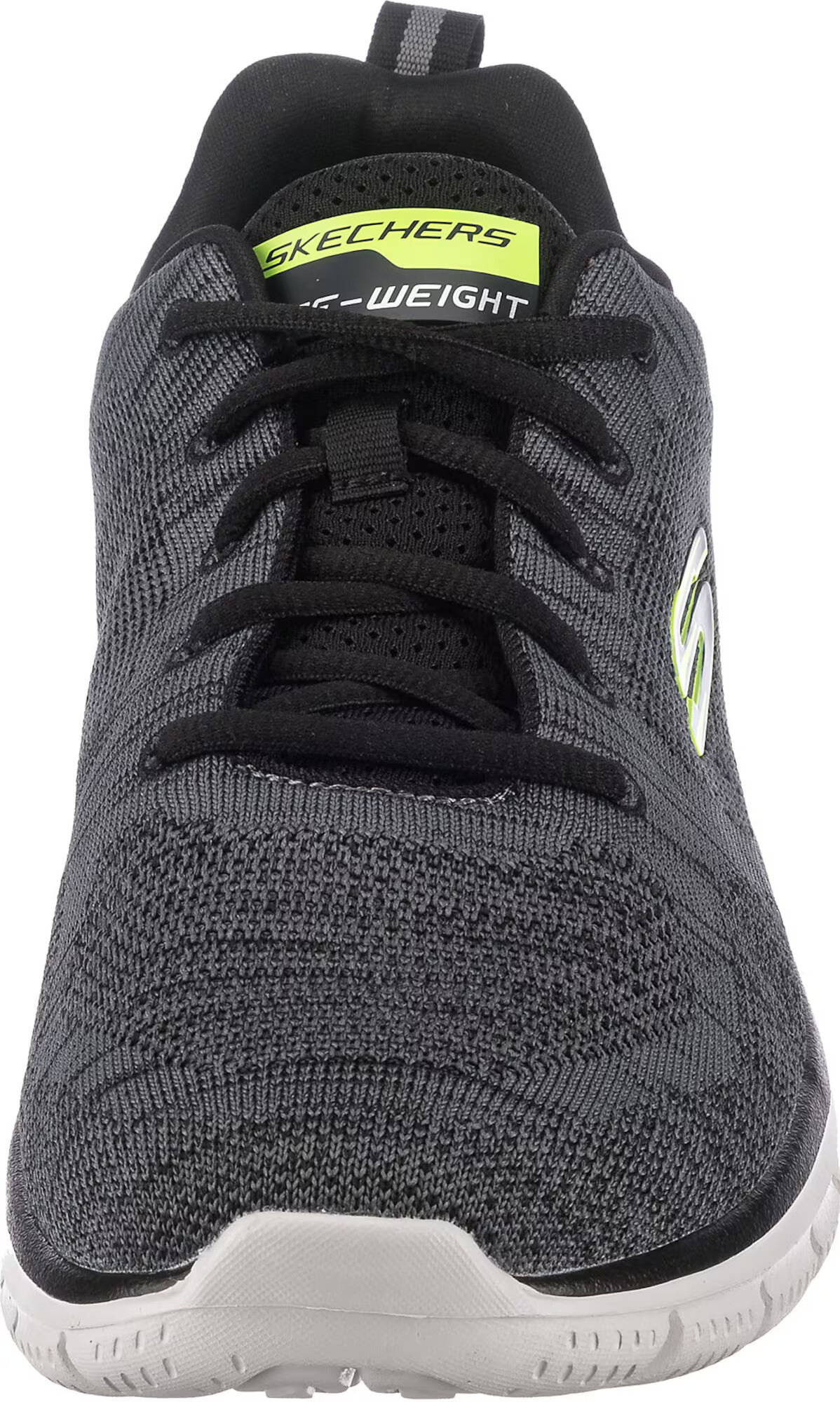 SKECHERS Sneaker low 'Track' gri metalic / verde neon - Pled.ro