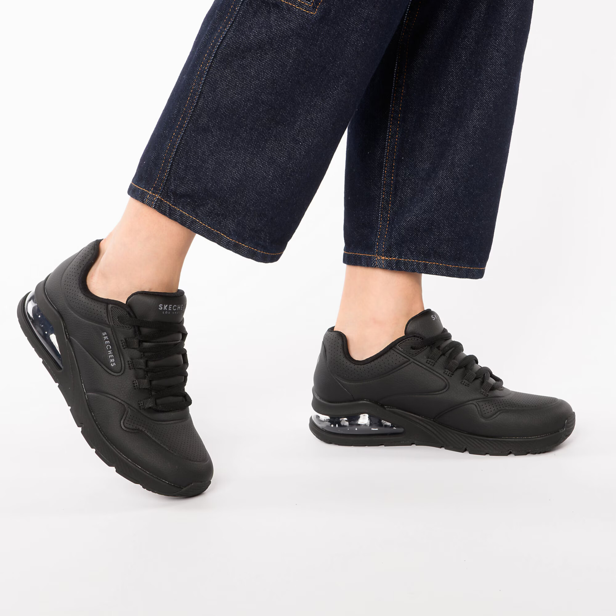 SKECHERS Sneaker low 'Uno 2' gri deschis / negru - Pled.ro