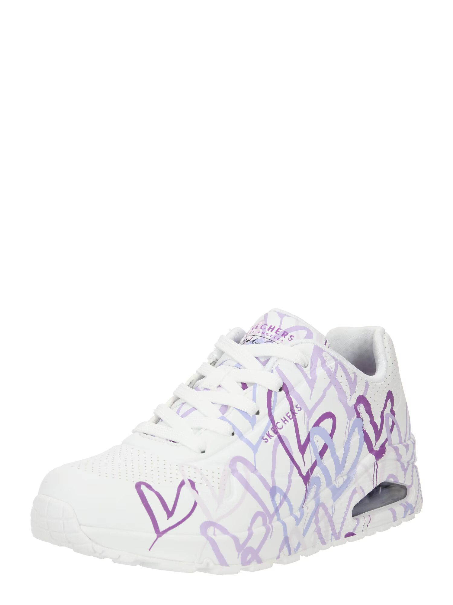 SKECHERS Sneaker low 'UNO-SPREAD THE LOVE' lila / albastru violet / mov deschis / alb - Pled.ro