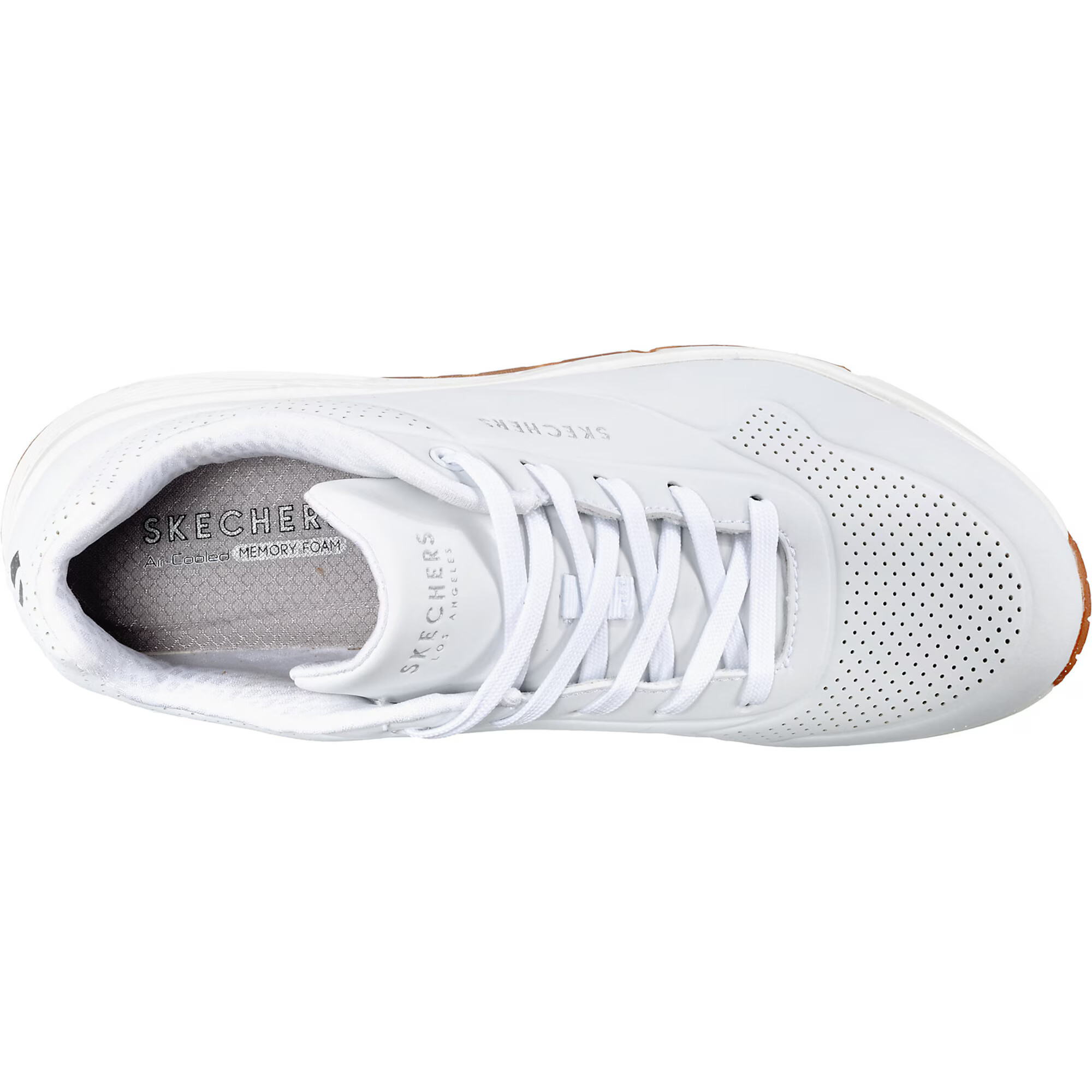 SKECHERS Sneaker low 'Uno Stand On Air' alb - Pled.ro