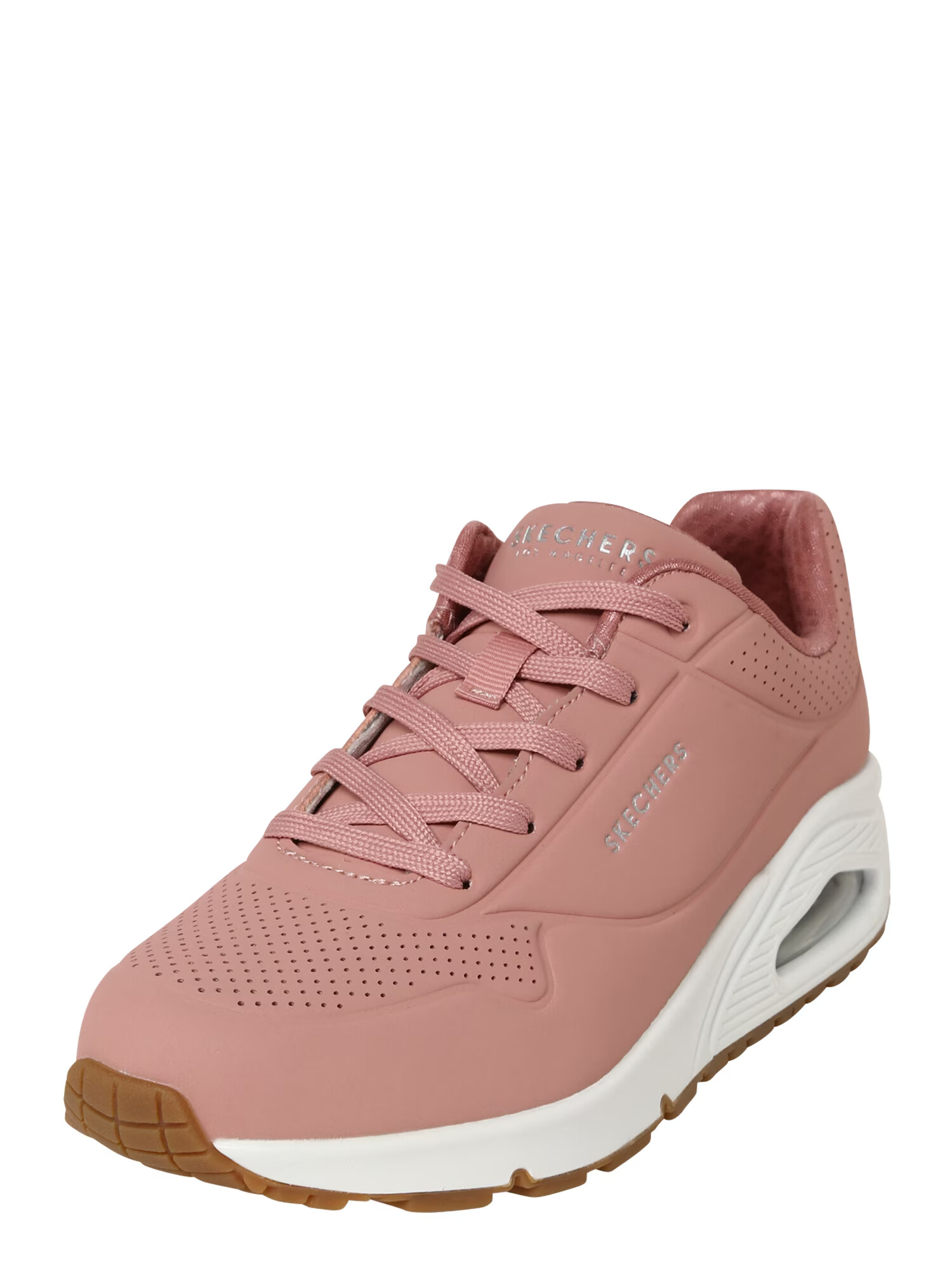 SKECHERS Sneaker low 'Uno Stand On Air' roz pal / argintiu - Pled.ro