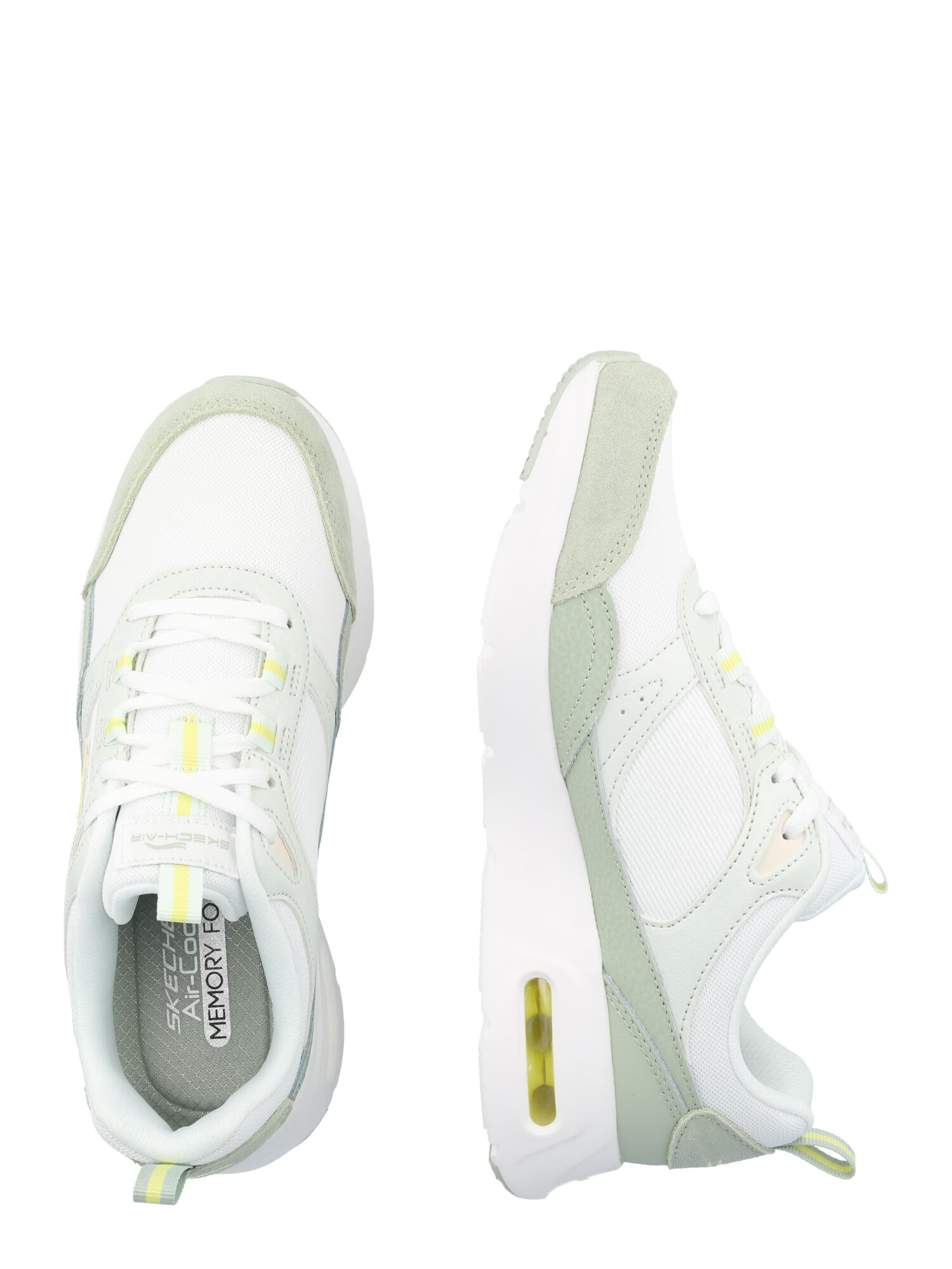 SKECHERS Sneaker low galben / verde deschis / alb - Pled.ro