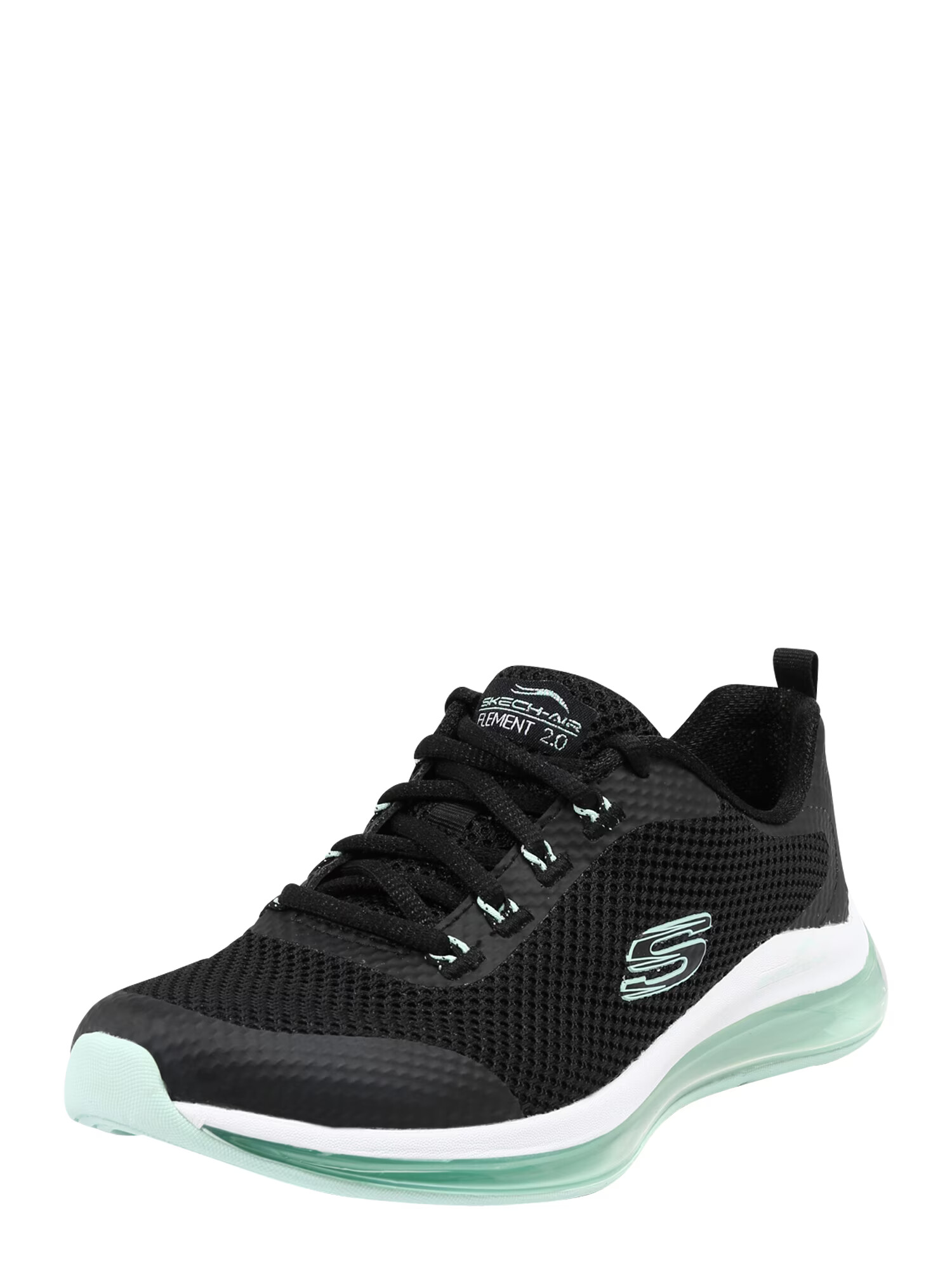 SKECHERS Sneaker low verde mentă / negru - Pled.ro