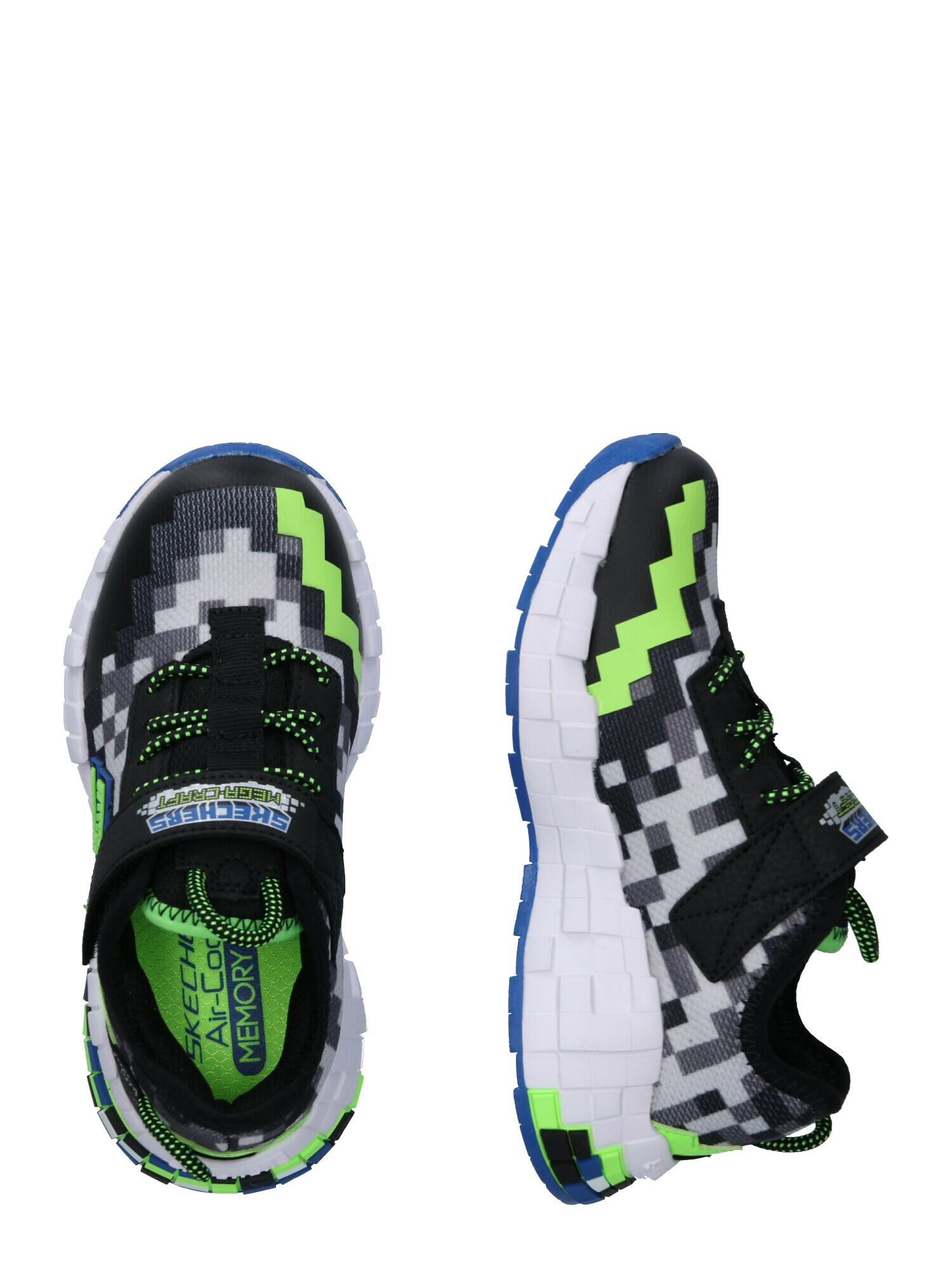 SKECHERS Sneaker 'Mega-craft' albastru / gri / verde limetă / negru / alb - Pled.ro