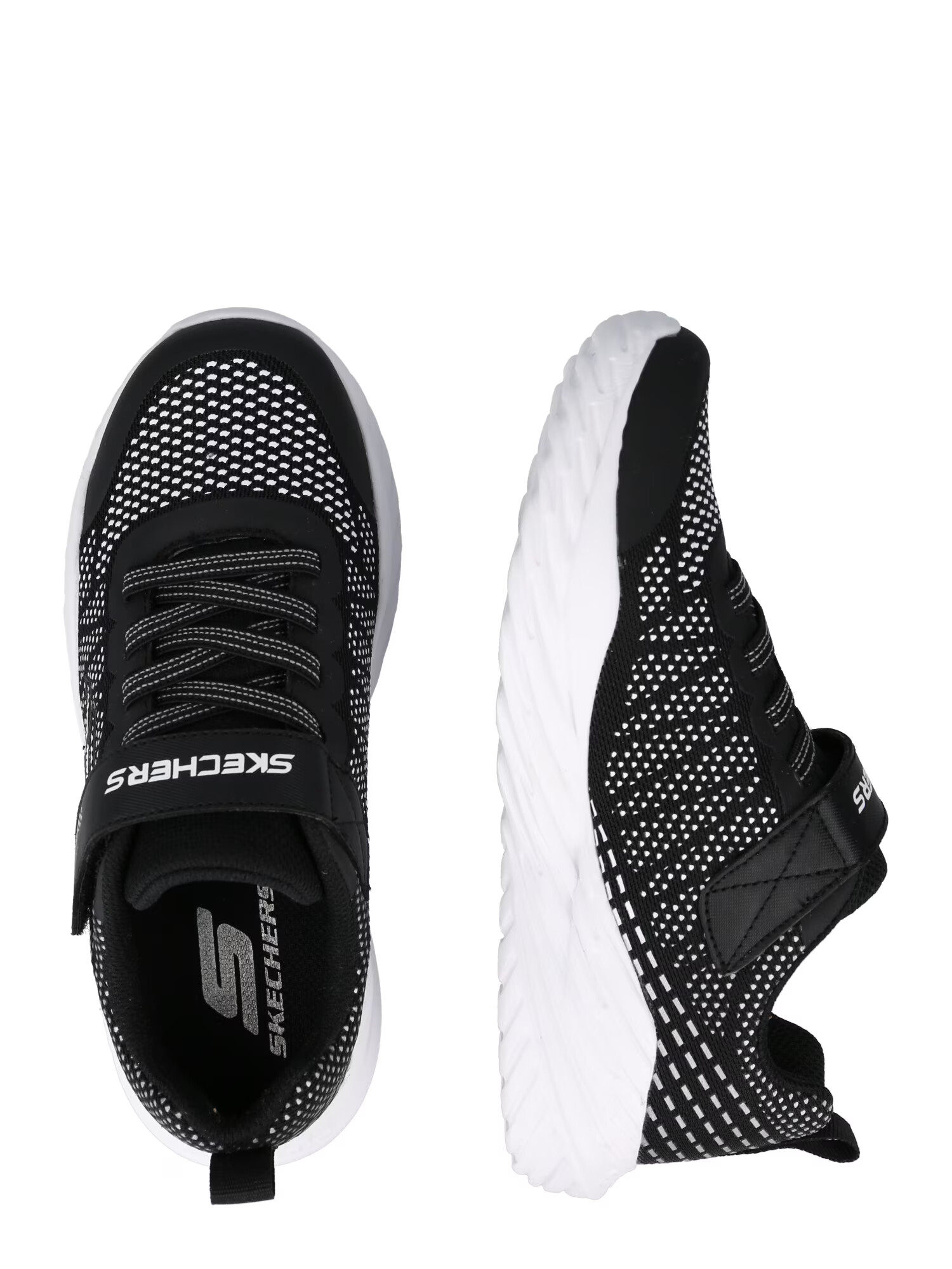 SKECHERS Sneaker 'Nitro Sprint Karvo' negru / alb - Pled.ro