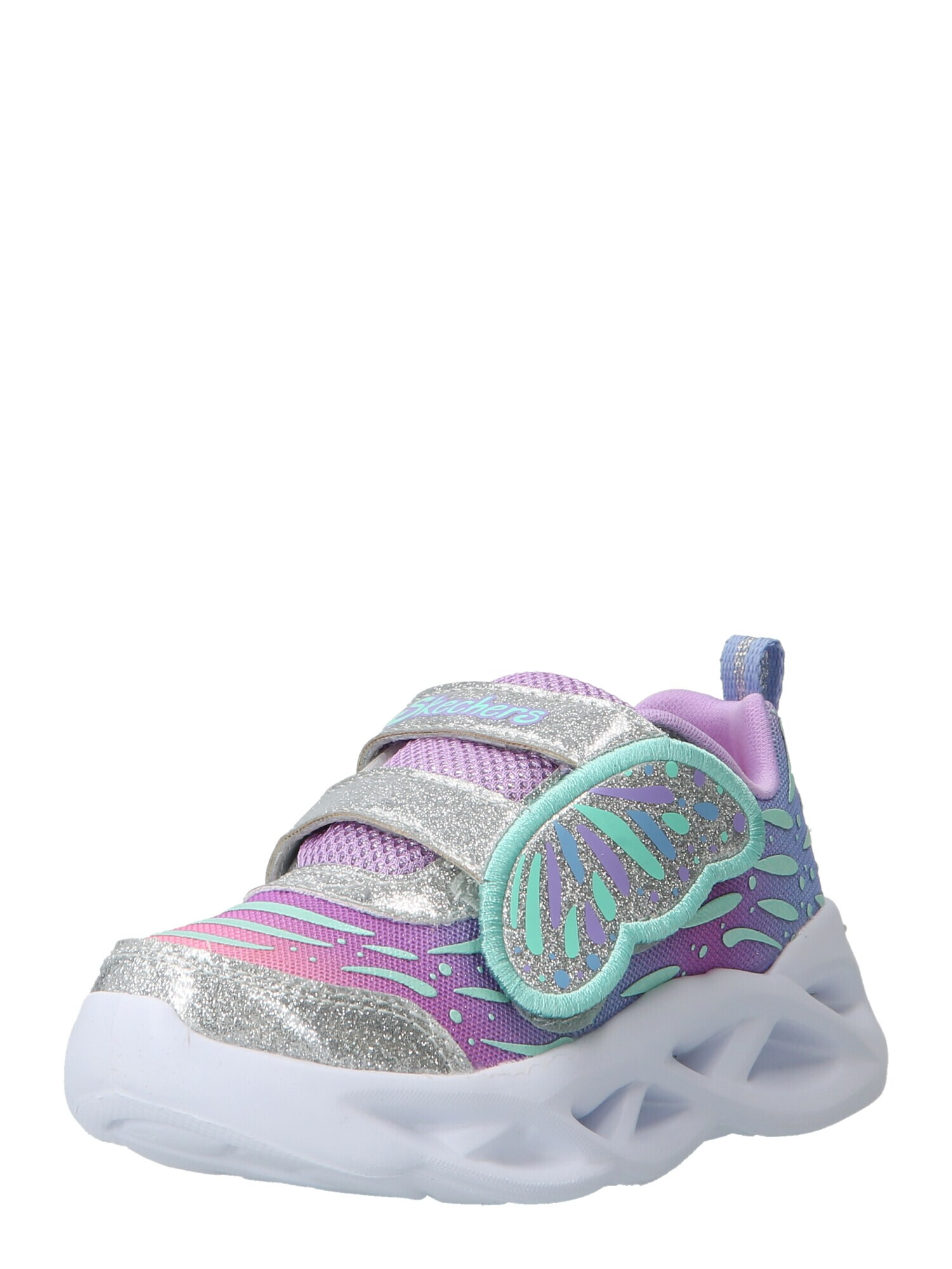 SKECHERS Sneaker turcoaz / lila / mov deschis / argintiu - Pled.ro